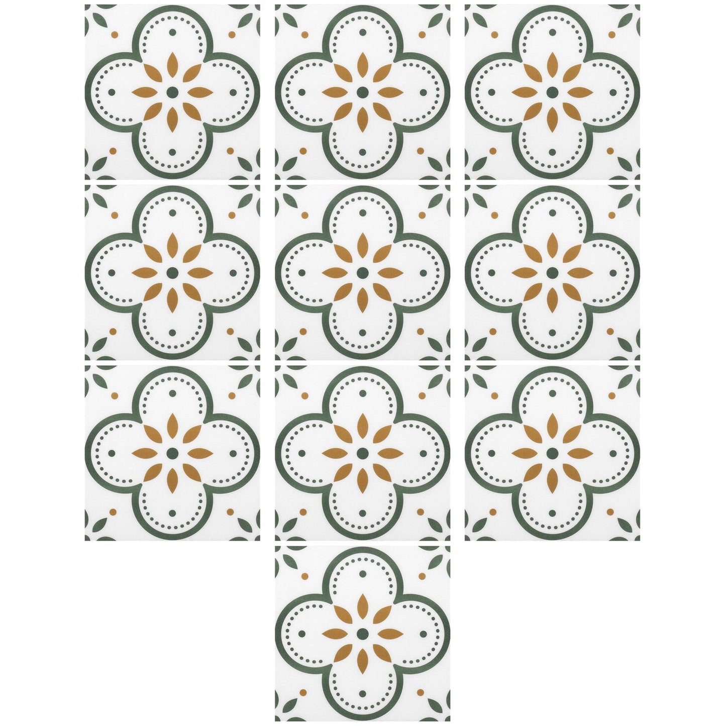 A single patterned Peel and Stick Tile showcasing its design and texture.