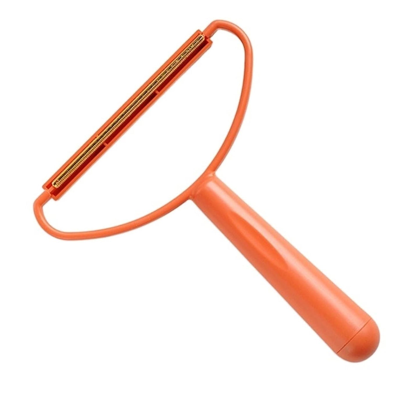 Compact lint remover shown packed, highlighting its portability for travel and on-the-go use.