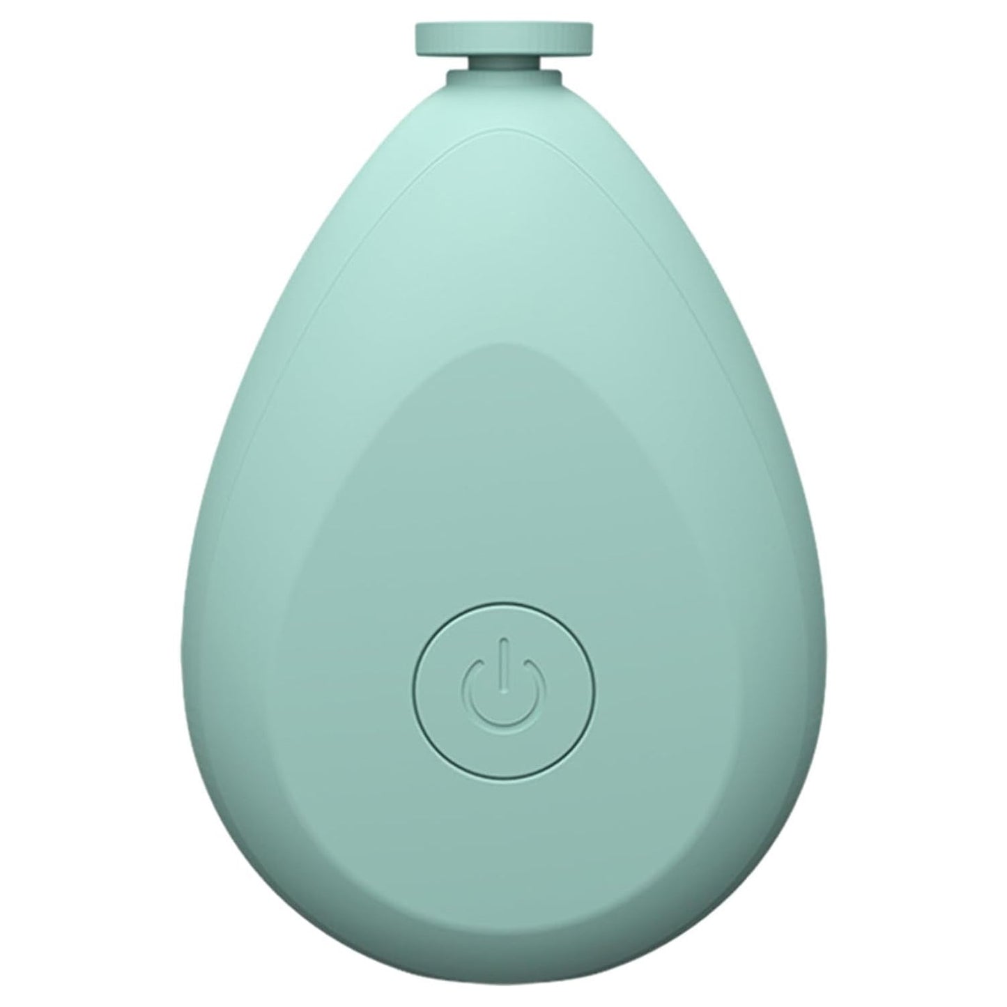 A parent gently using the quiet Baby Electric Nail Trimmer on an infant's tiny fingers.