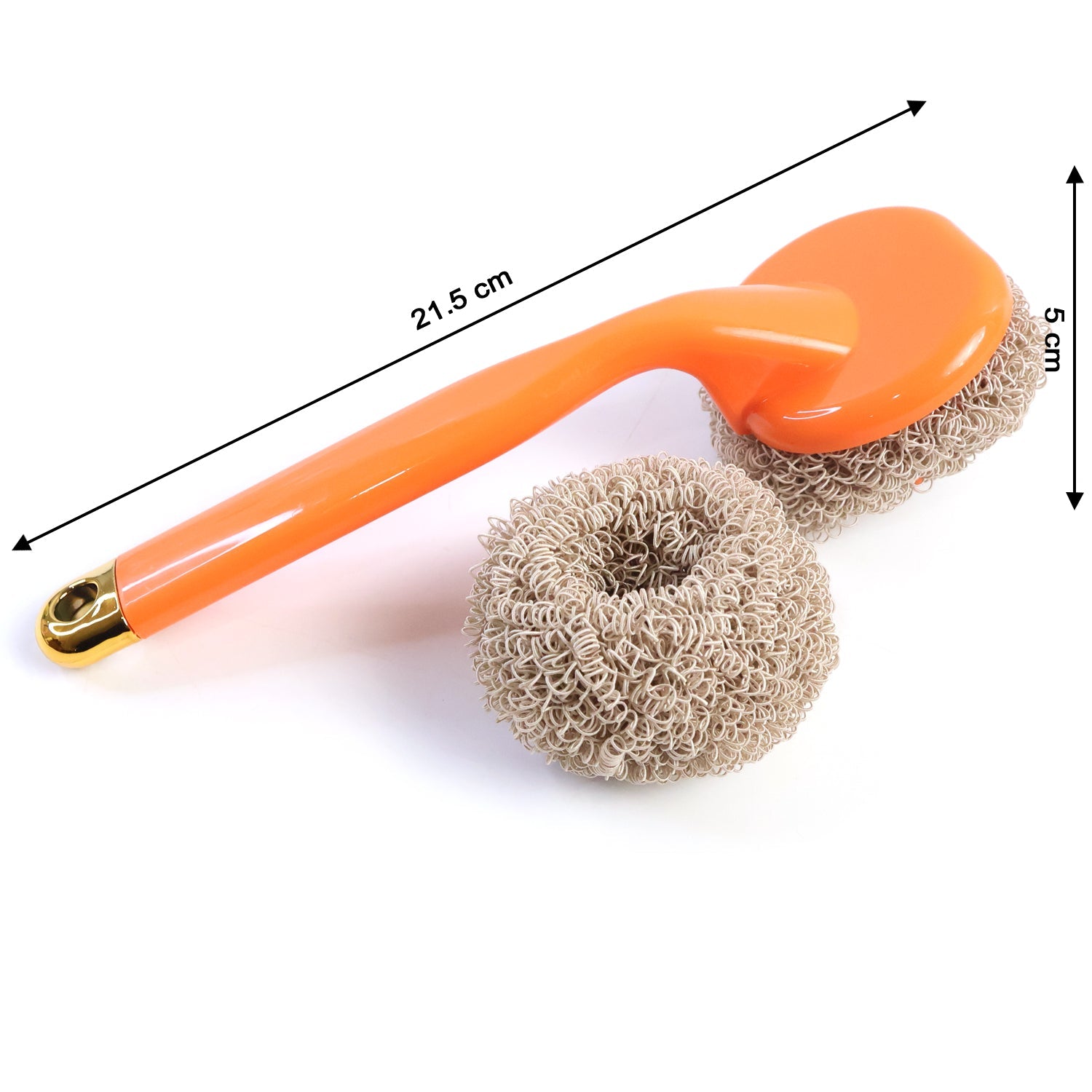 Components of cleaning scrubber set including replaceable scrubber heads