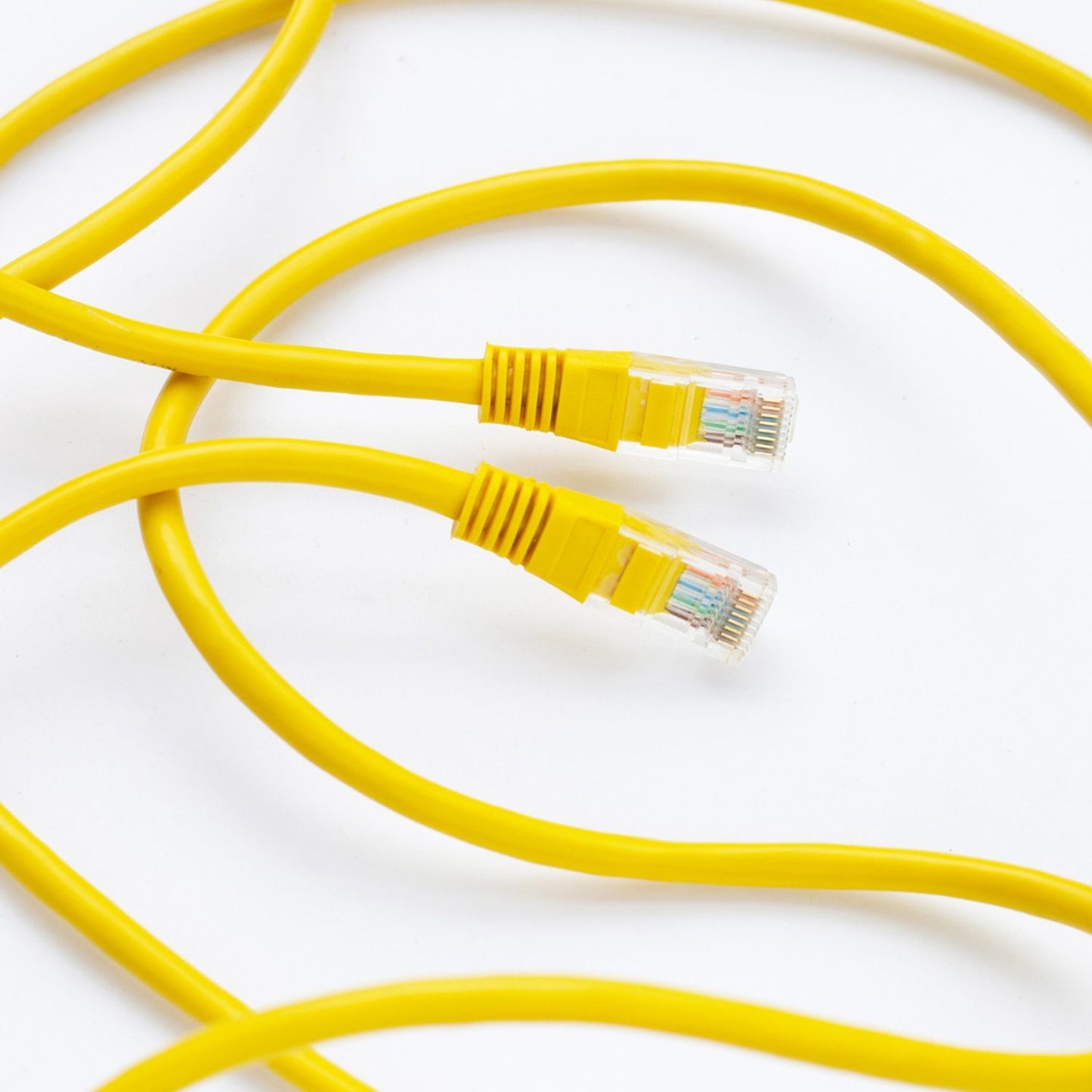 Reliable Ethernet LAN cable with plastic insulation for durability