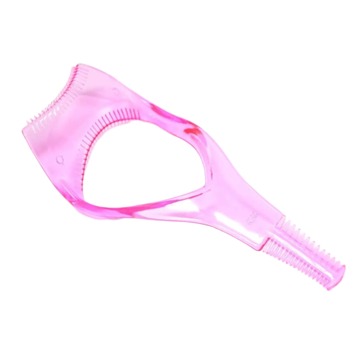 Ergonomic design of the BeautyBare 3-in-1 Eyelash Tool for comfortable grip.