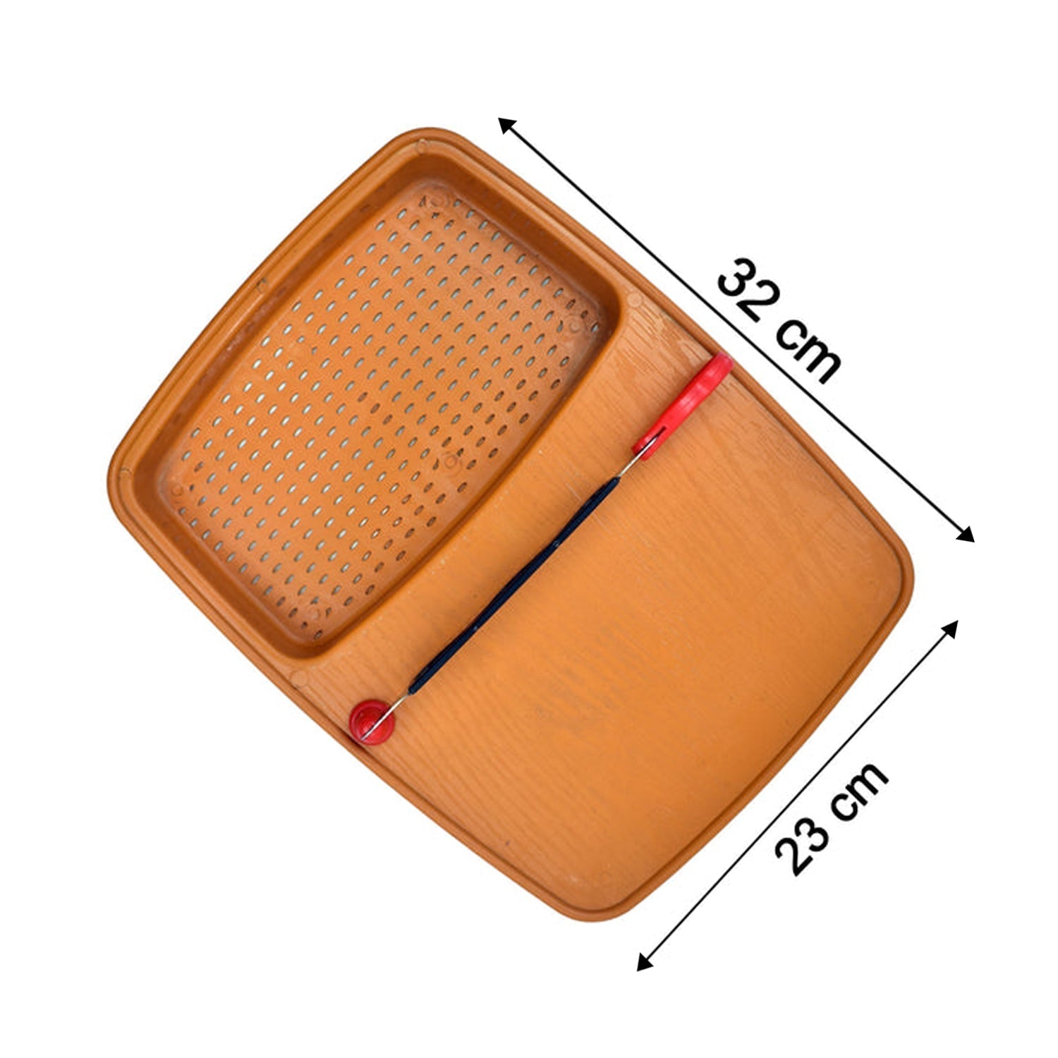 Durable plastic Cut & Wash Box, an essential gadget for modern Indian kitchen prep.
