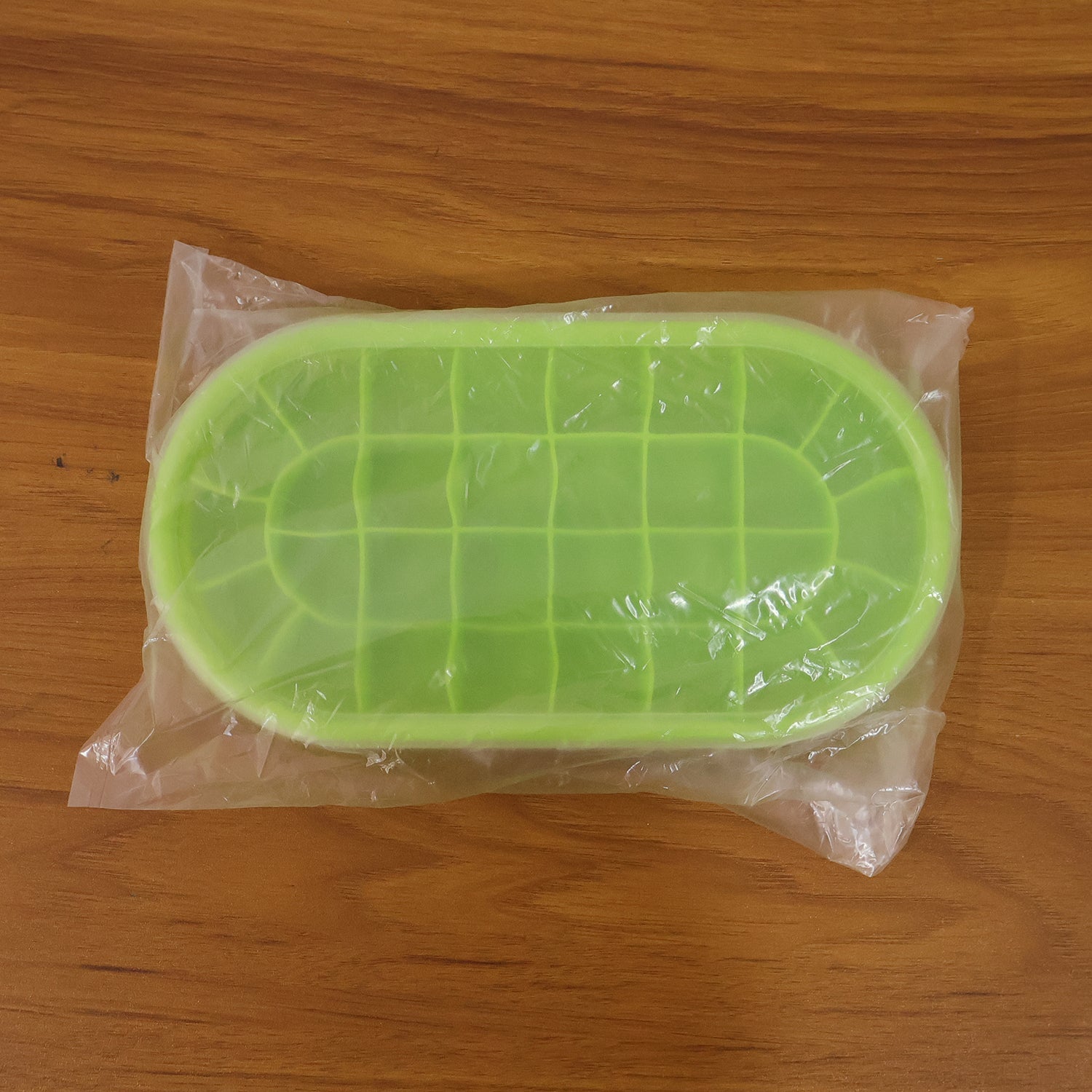 Oval ice mold tray perfect for cocktails and cold drinks