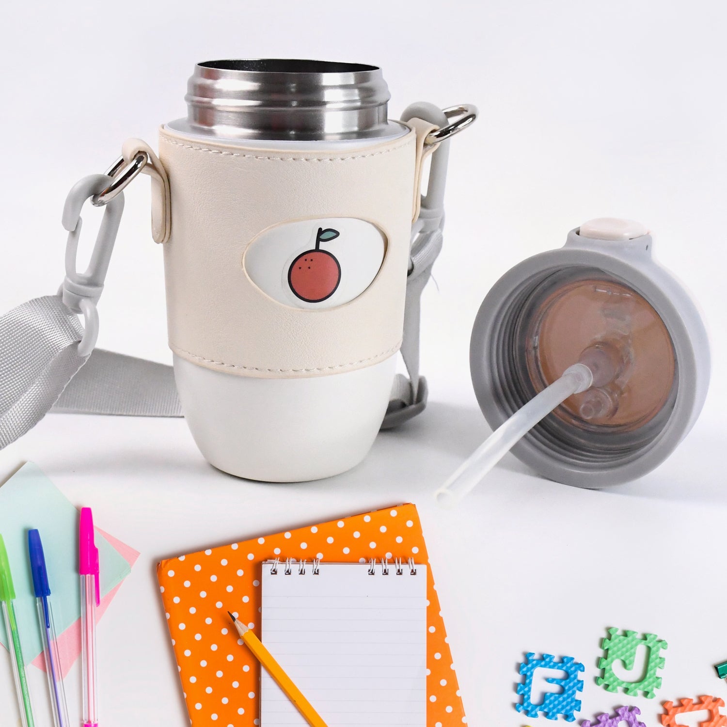 Durable 350ml stainless steel coffee and tea insulated flask bottle