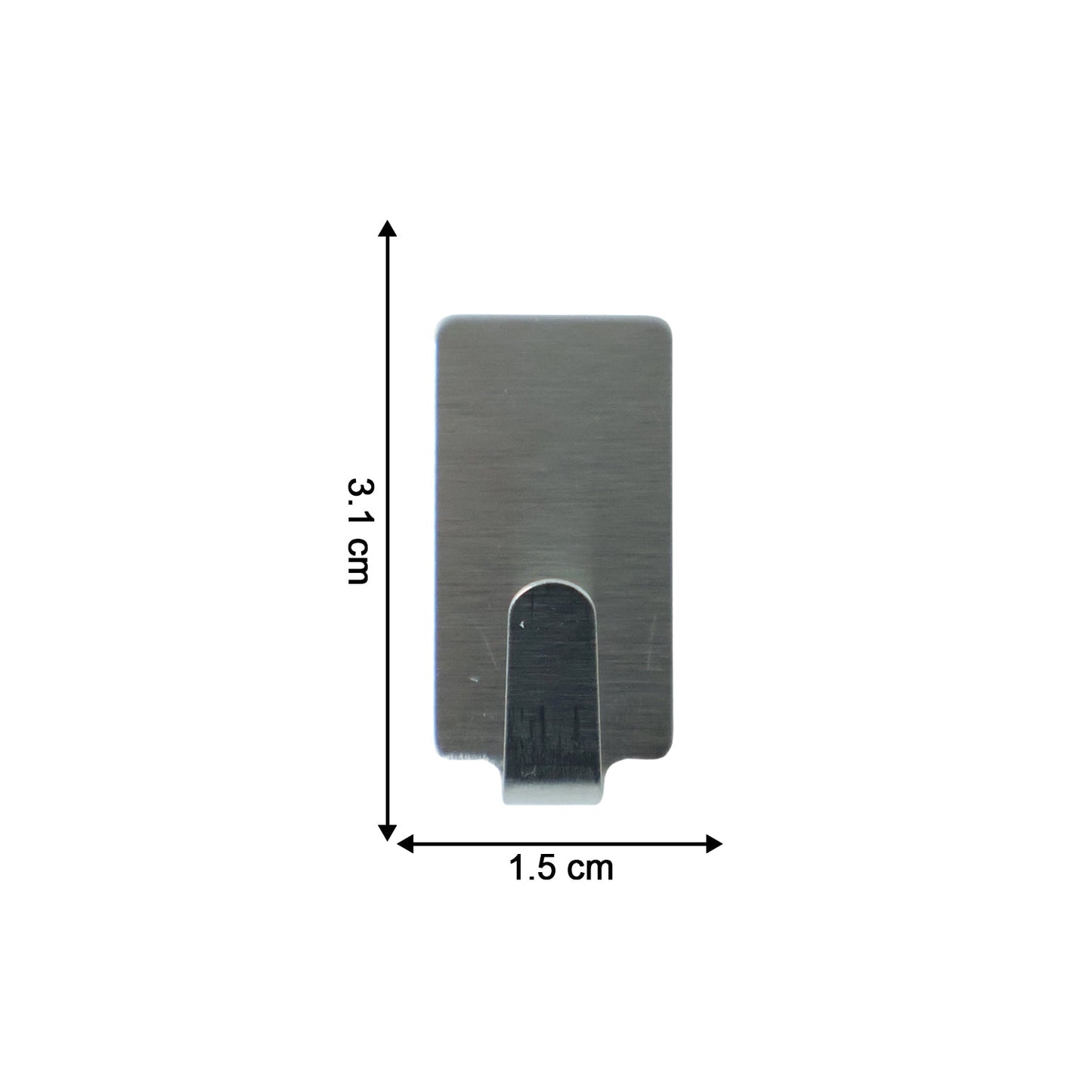 Hanger style stick on adhesive wall hooks