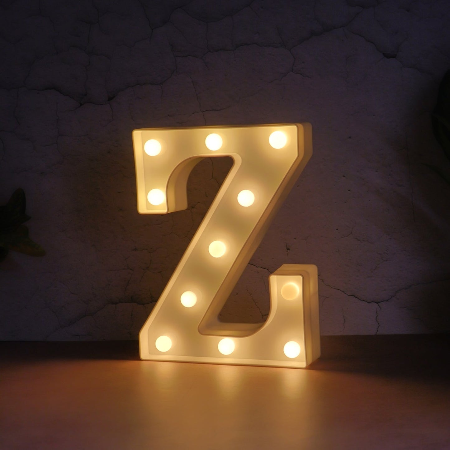 LED decorative night light mounted on wall as ambient lighting