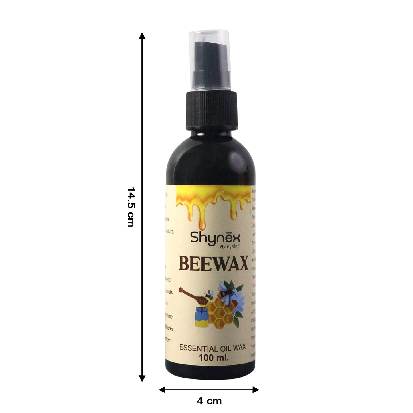 Eco-friendly natural wax spray for comprehensive care of home furniture surfaces.