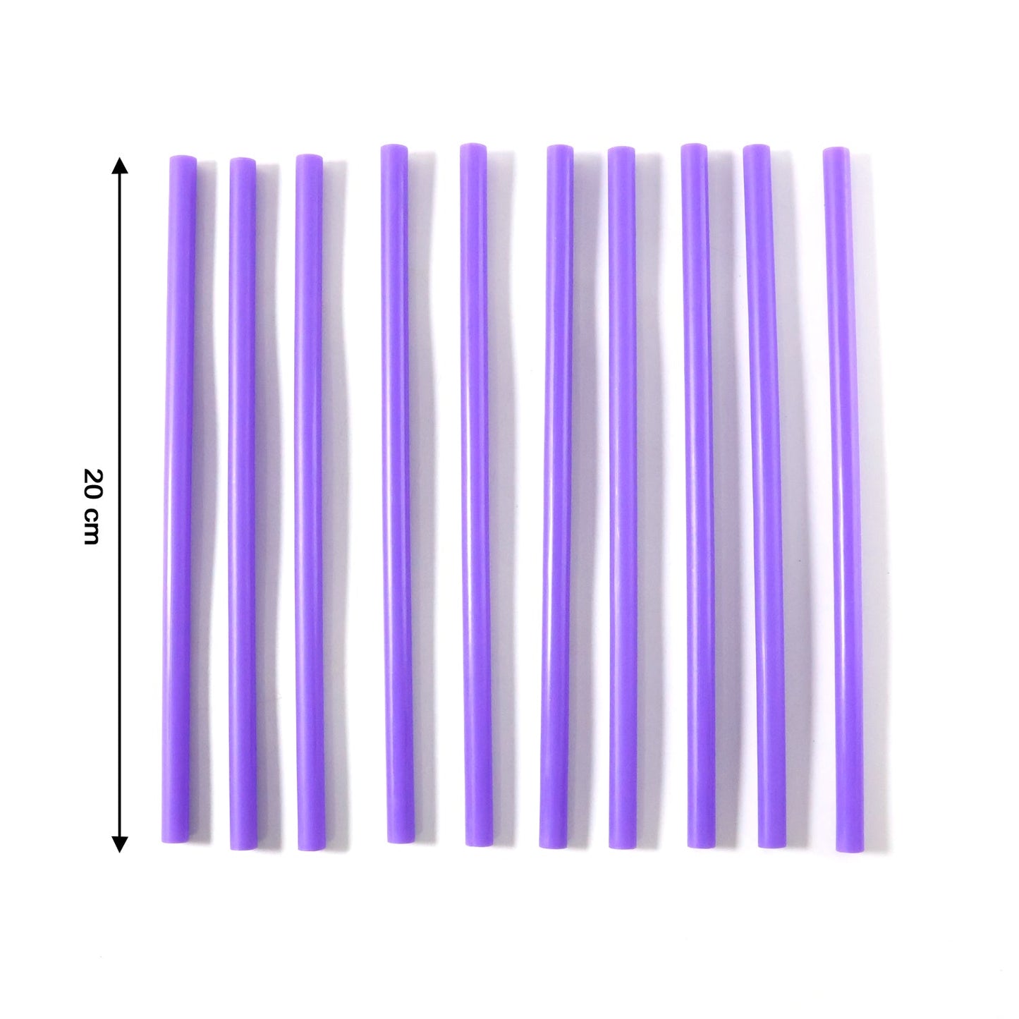 Pack of 10 reusable straws perfect for home and café use