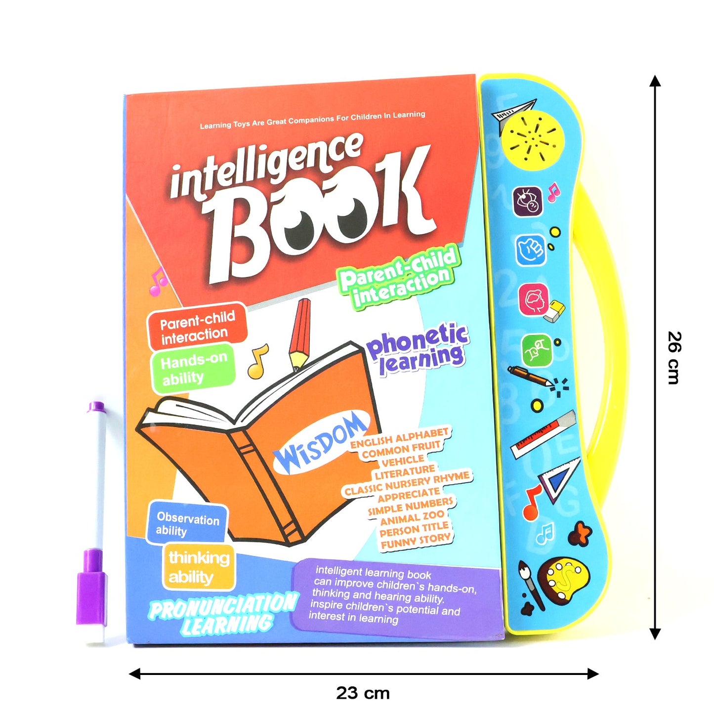 Interactive educational sound book for enhancing phonics skills in kids