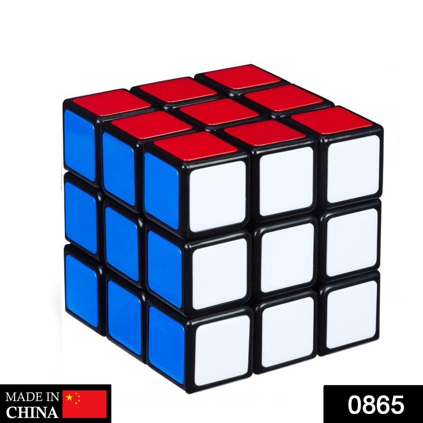 A vibrant 3x3x3 puzzle cube showcasing its multicolor design.