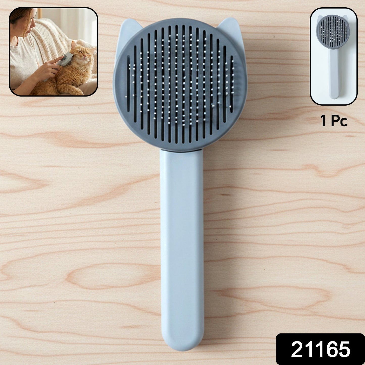 Gentle pet hair grooming needle comb for dogs and cats