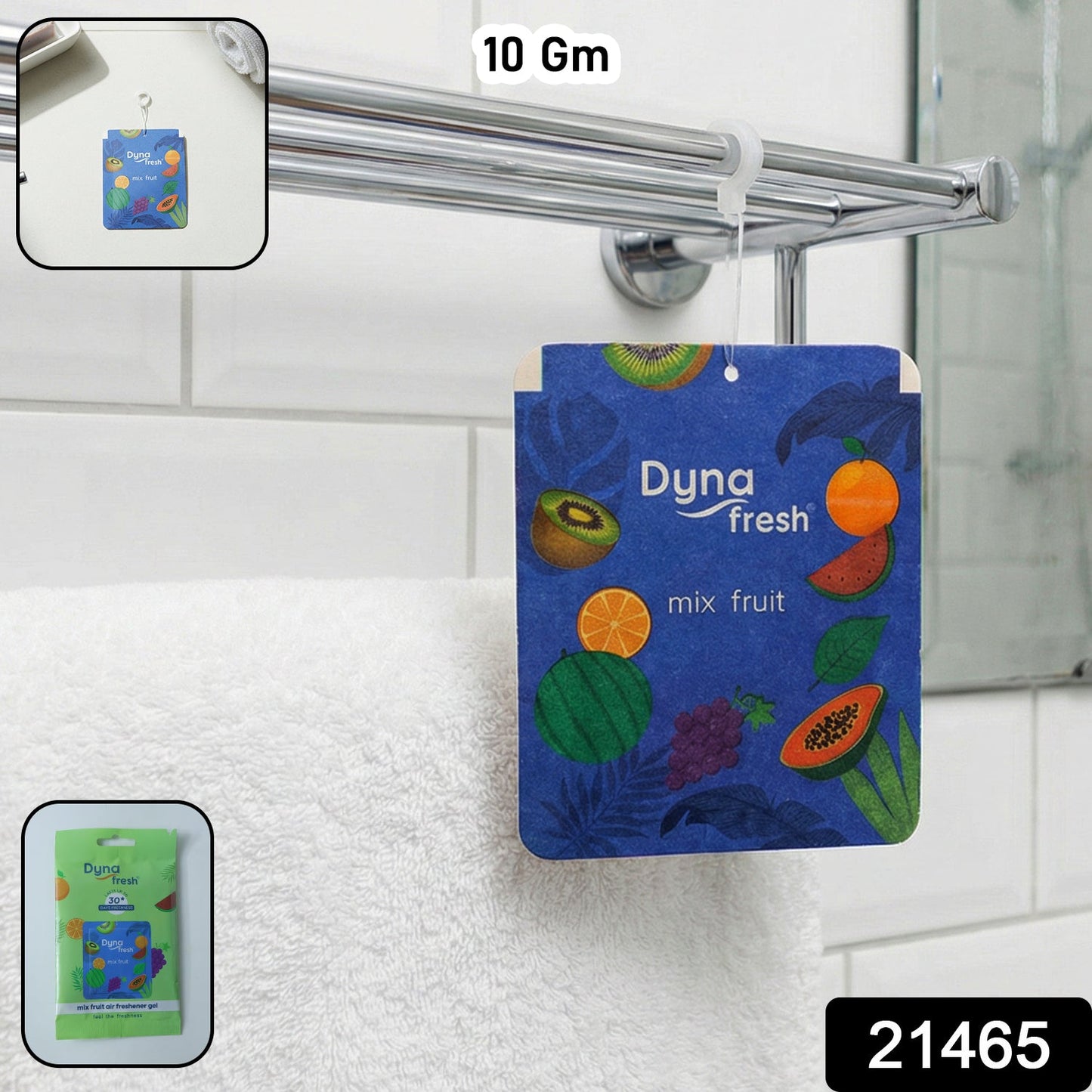 Mix fruit fragrance gel air freshener for home and vehicle use