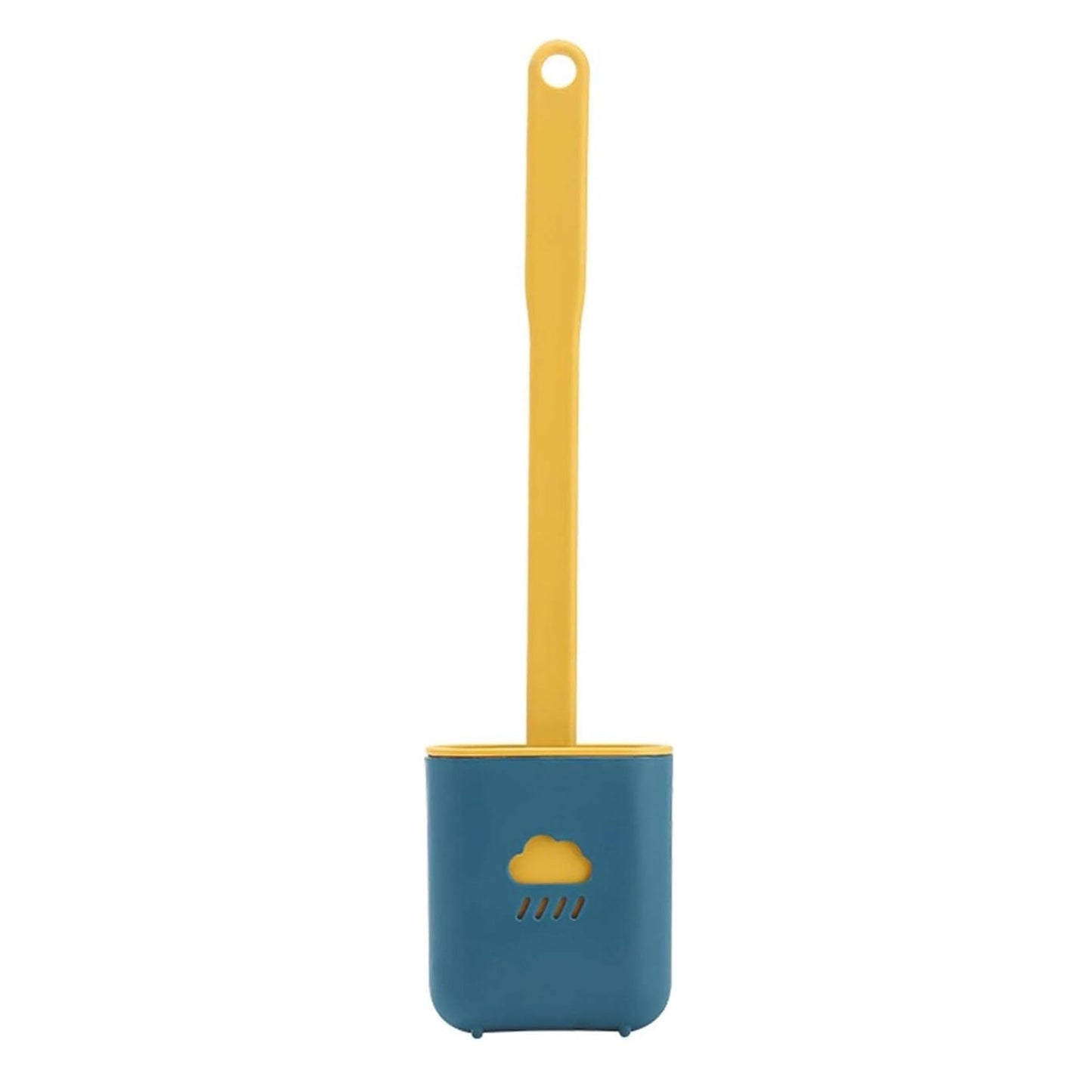 Hygienic silicone toilet brush for efficient and scratch-free cleaning.