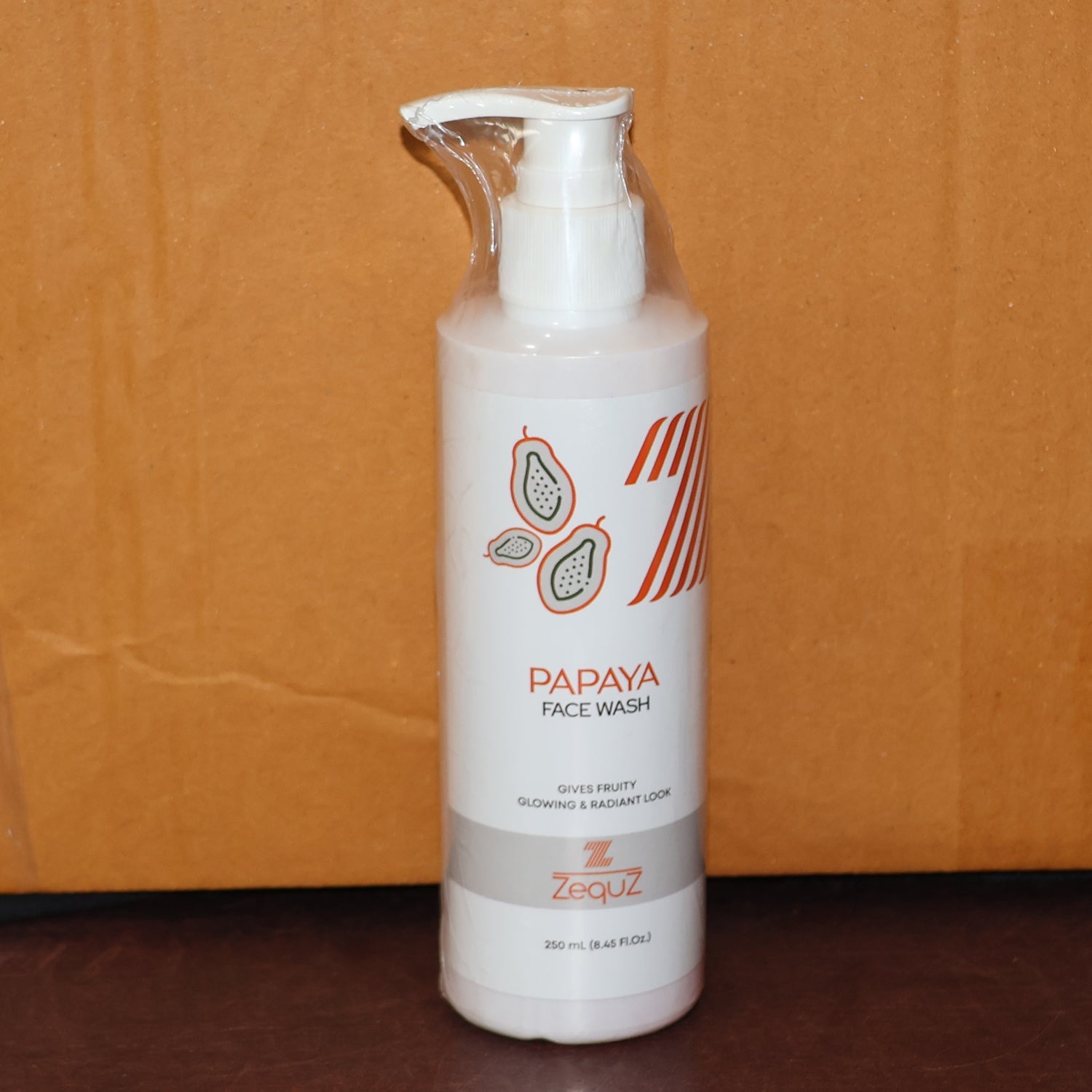 Papaya face wash offering gentle daily cleansing in humid climates