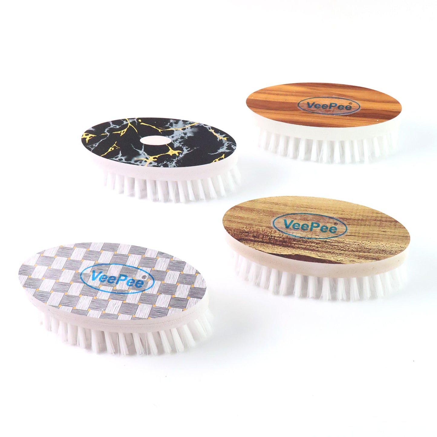VeePee oval cloth brush set ideal for multi-surface household cleaning