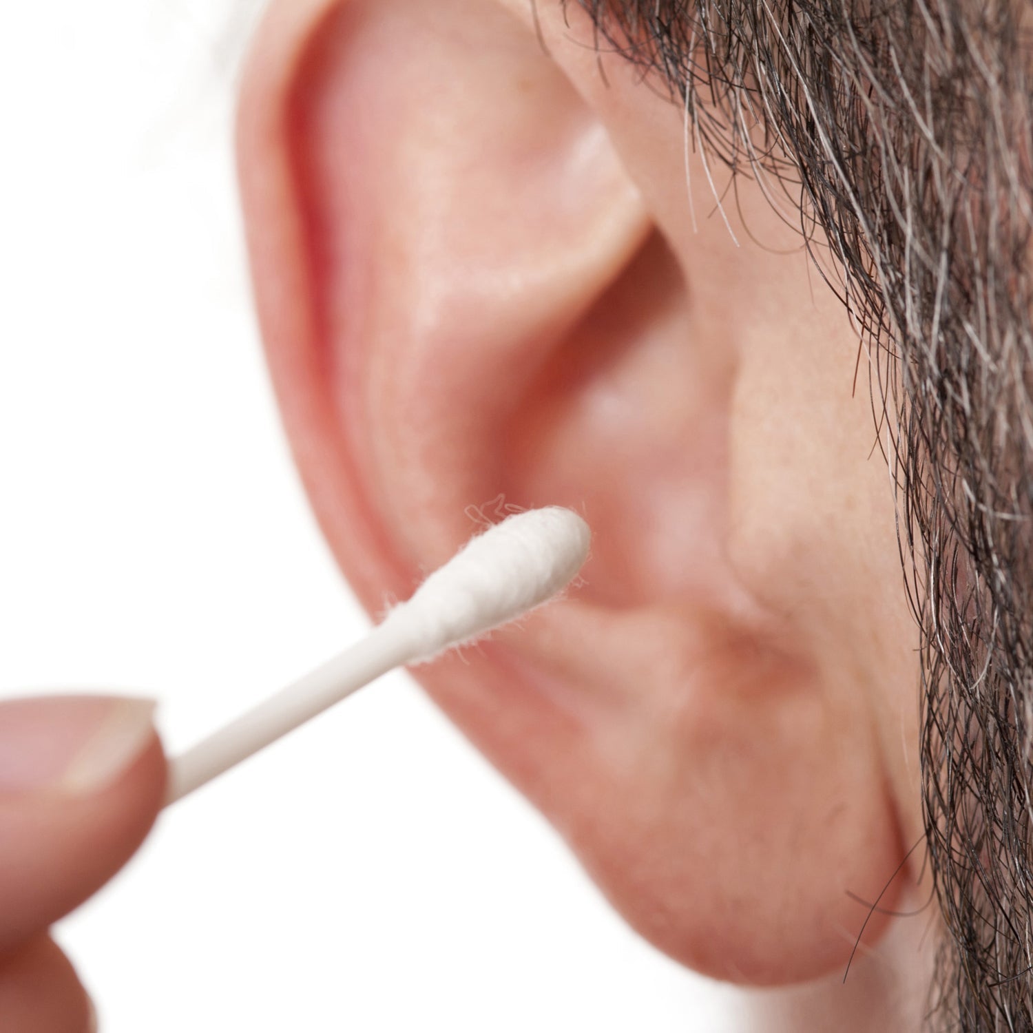 Large pack of 20 biodegradable bamboo cotton swabs.