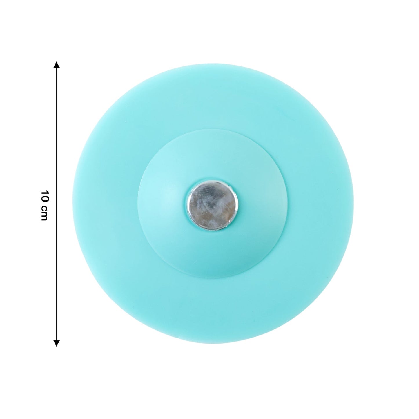 Soft silicone drain protector placed on floor shower drain