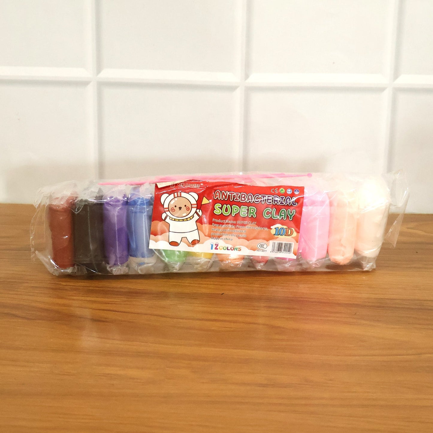 Safe, non-toxic antibacterial clay for imaginative creative play