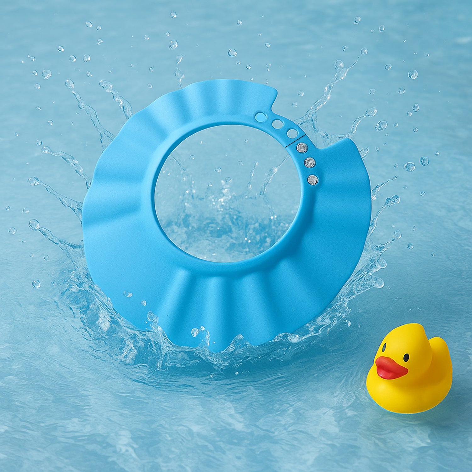 Neutral image of baby shower cap product