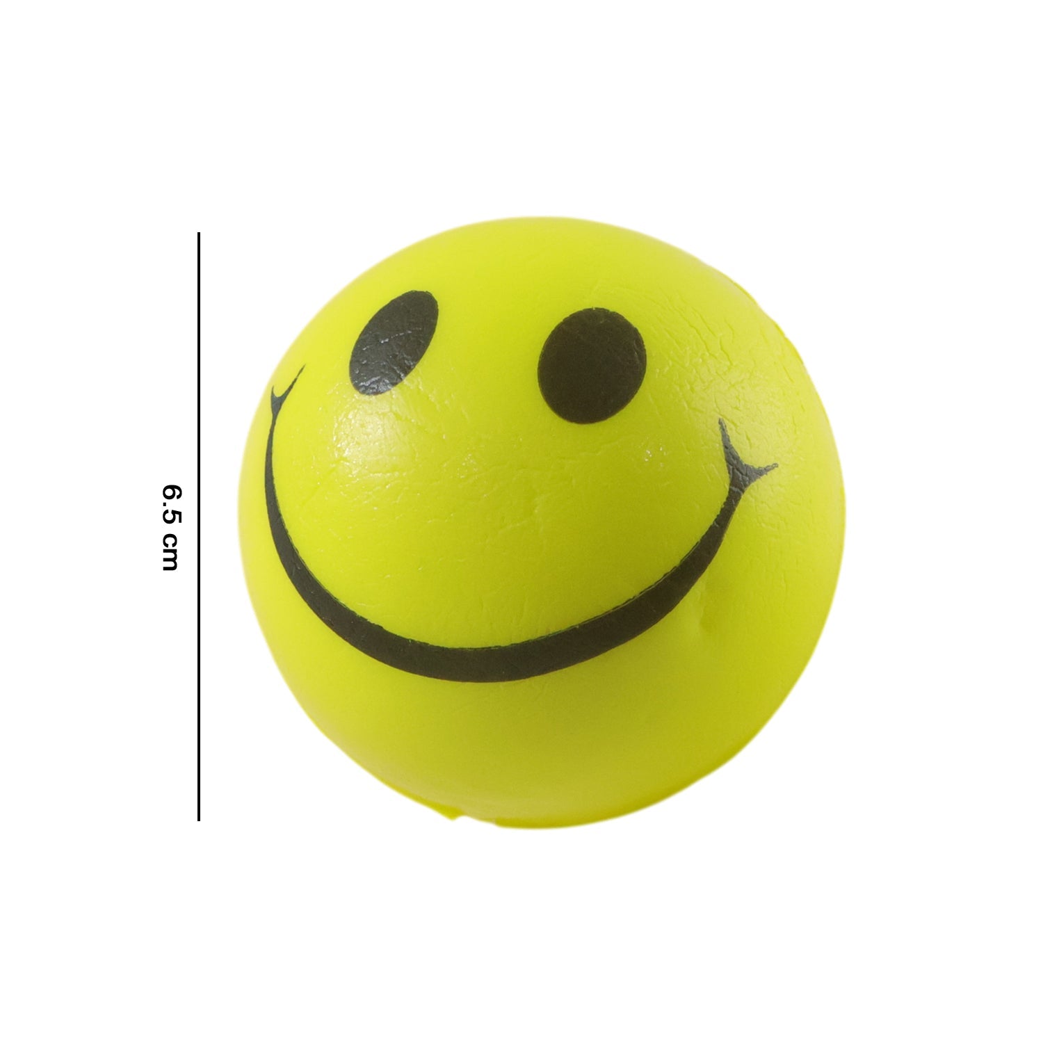 Portable foam smiley stress ball for work or travel