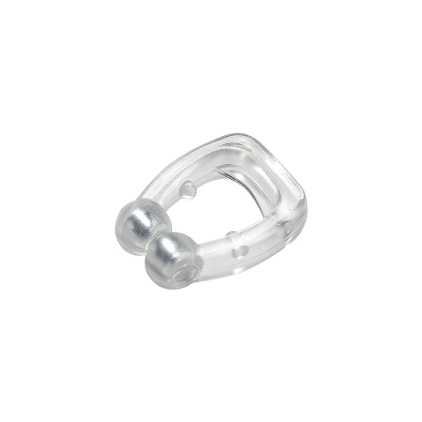 Person sleeping peacefully, suggesting the effectiveness of the anti-snore clip.