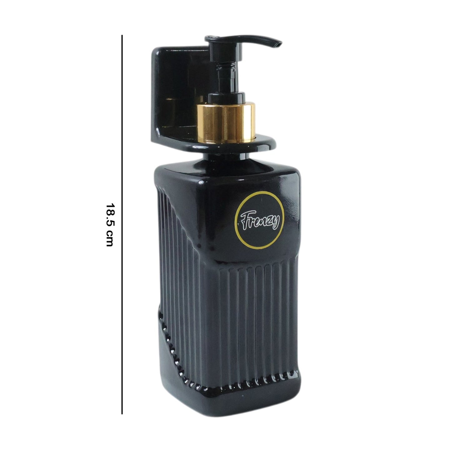 Bathroom liquid soap pump container bottle with easy mounting