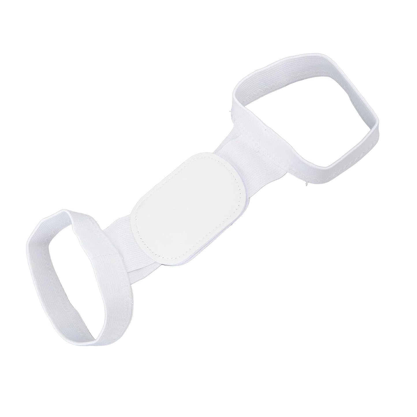 Person wearing the discreet Posture Corrector under clothing for core alignment.