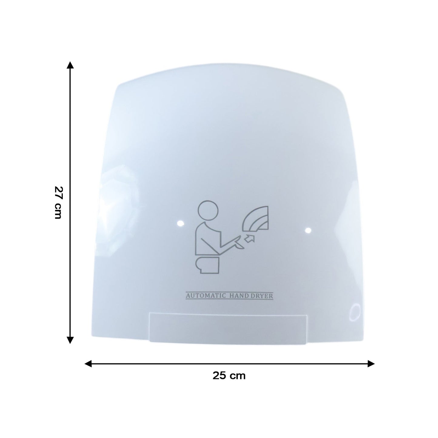 Commercial wall mounted sensor hand dryer