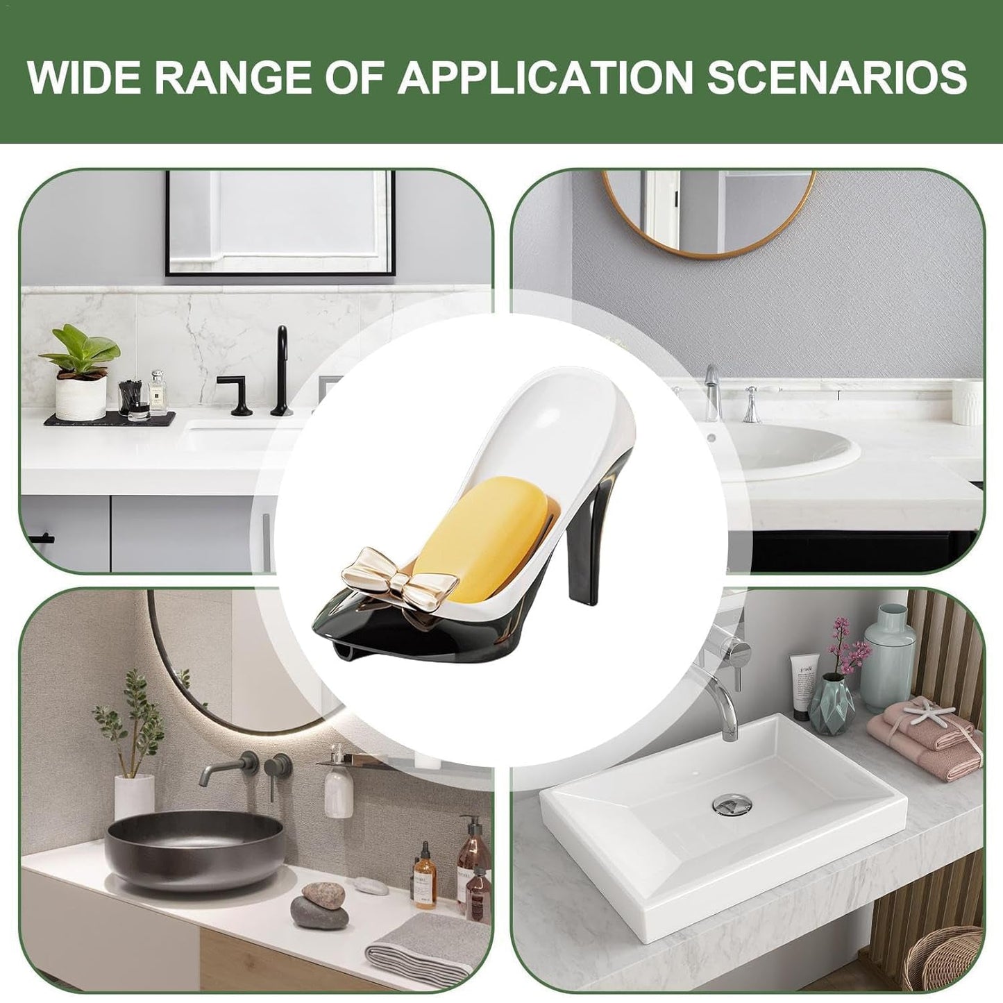 Creative High Heels Soap Box soap holder with distinctive high heel style
