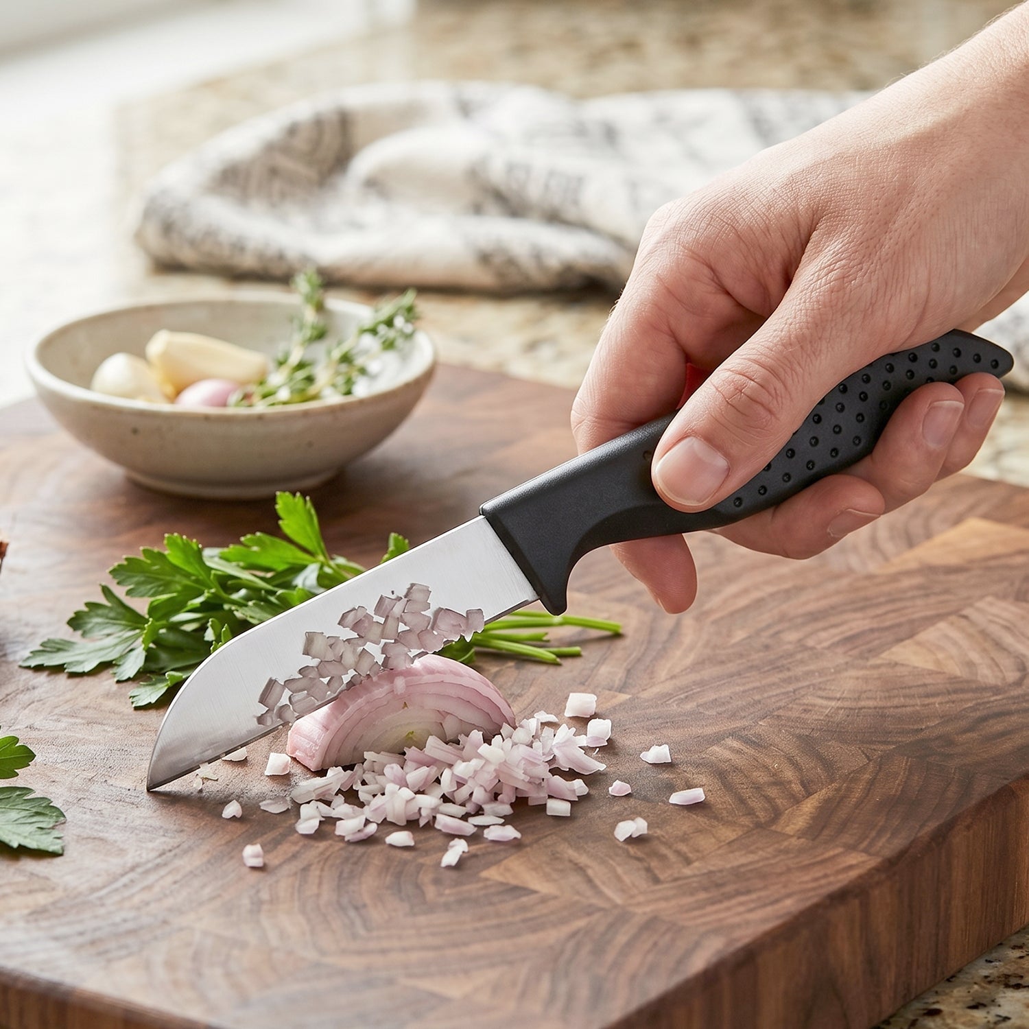 Versatile kitchen utility knife set for home & professional chefs
