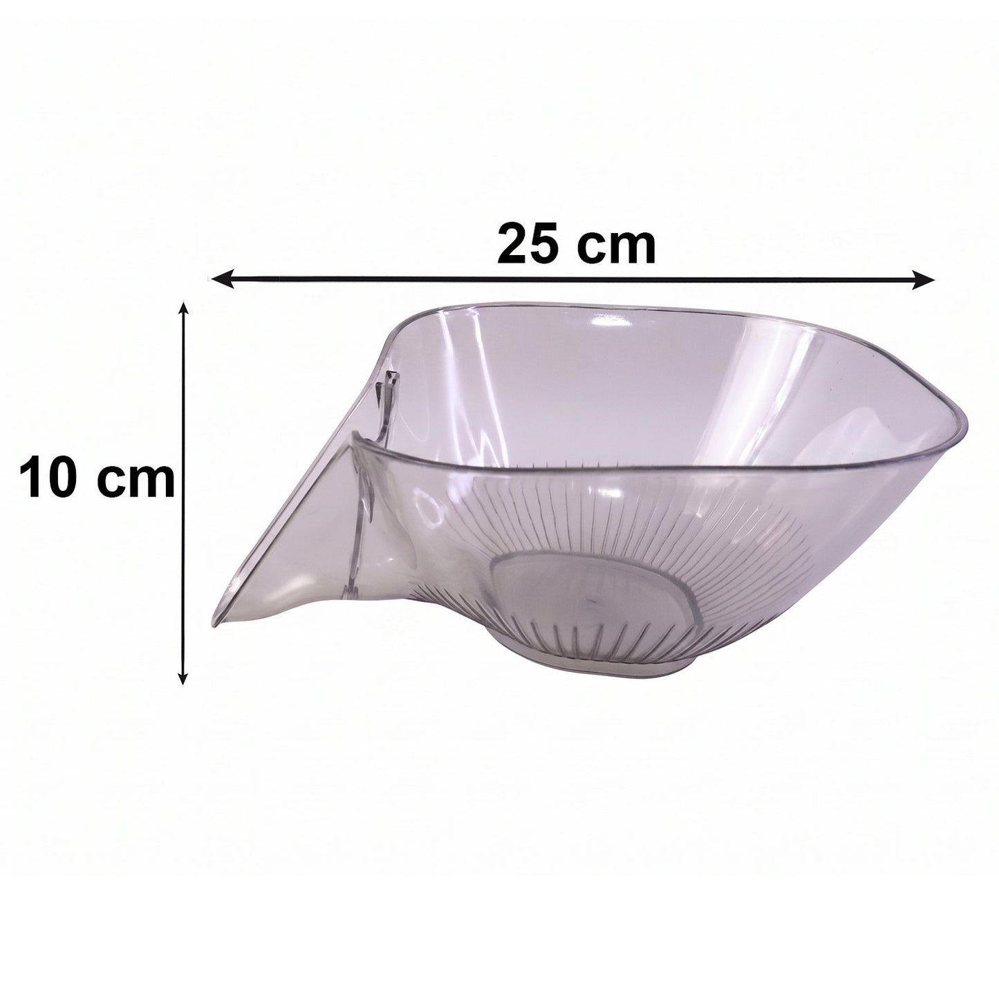 Basket draining water efficiently in a kitchen sink