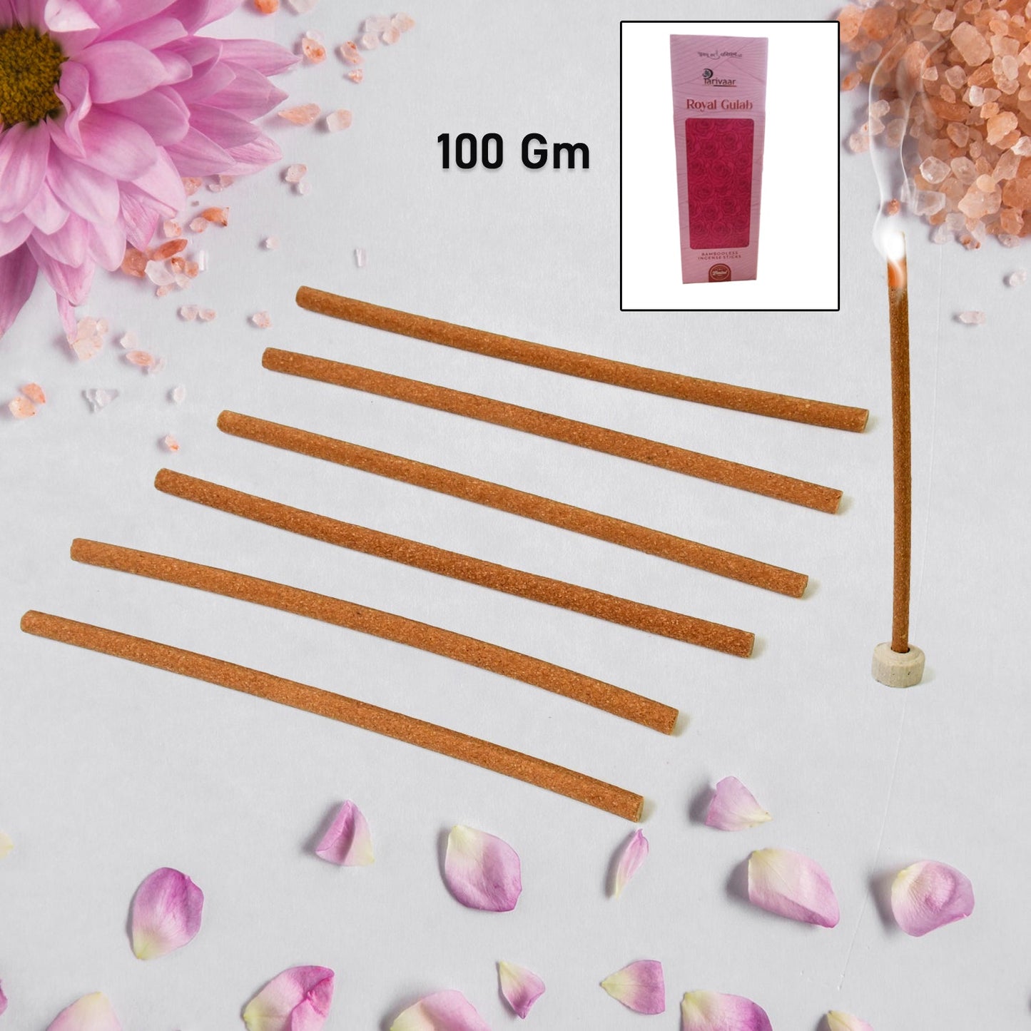 Packaged Bela Ke Phool Incense Sticks set with a stand, ideal for gifting or home use.