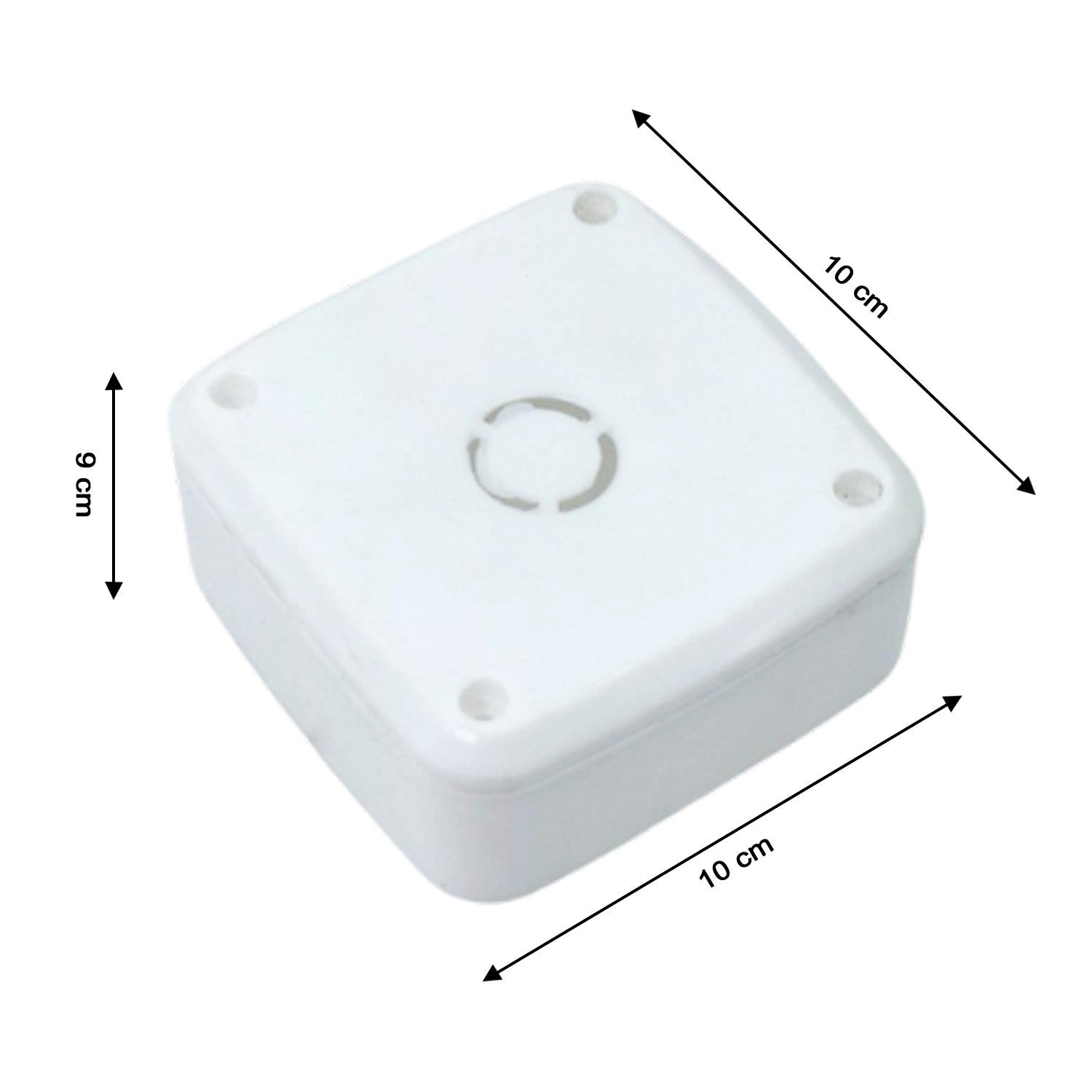 Interior view of the durable camera box, showing ample space for devices.