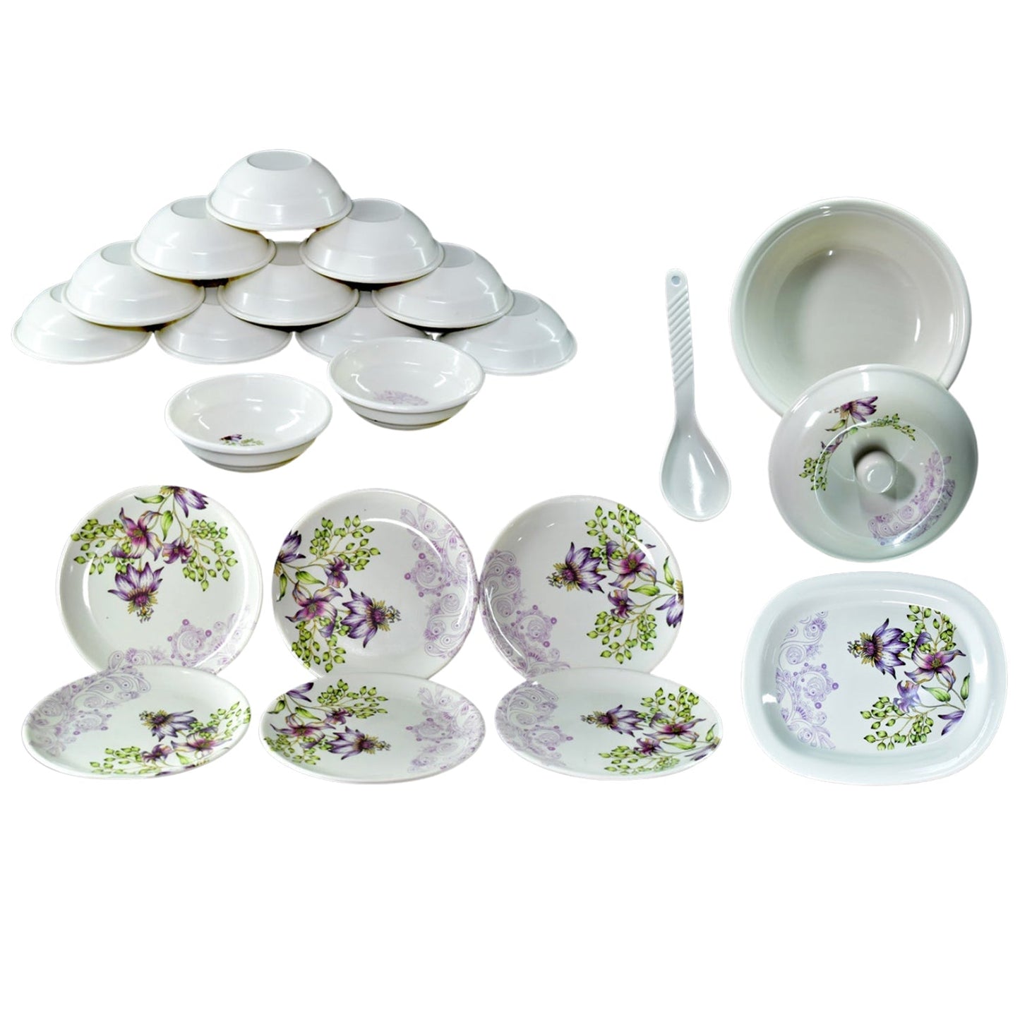 NG 32-piece dinner set packaging, ready for gifting or home use.