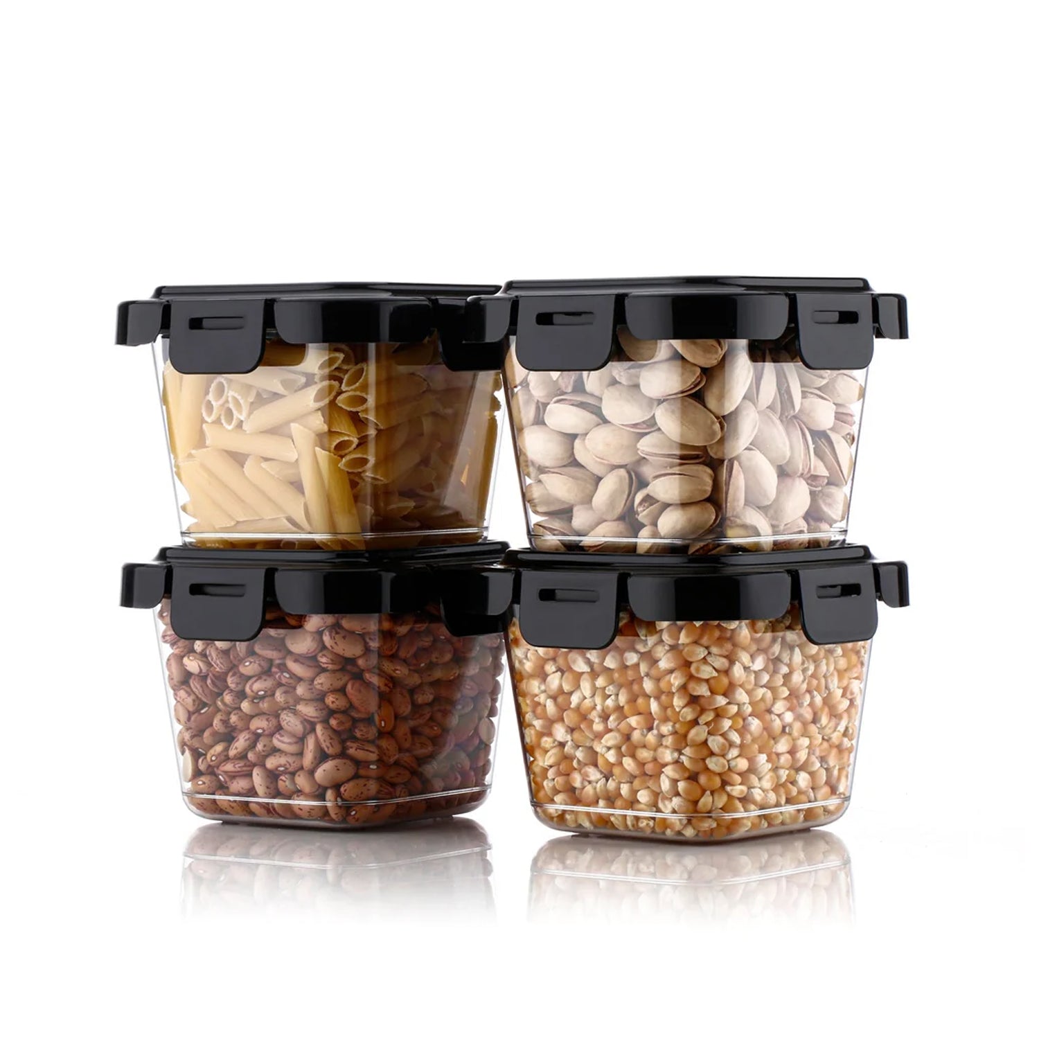 Family enjoying a picnic with meals stored safely in microwave-safe containers.