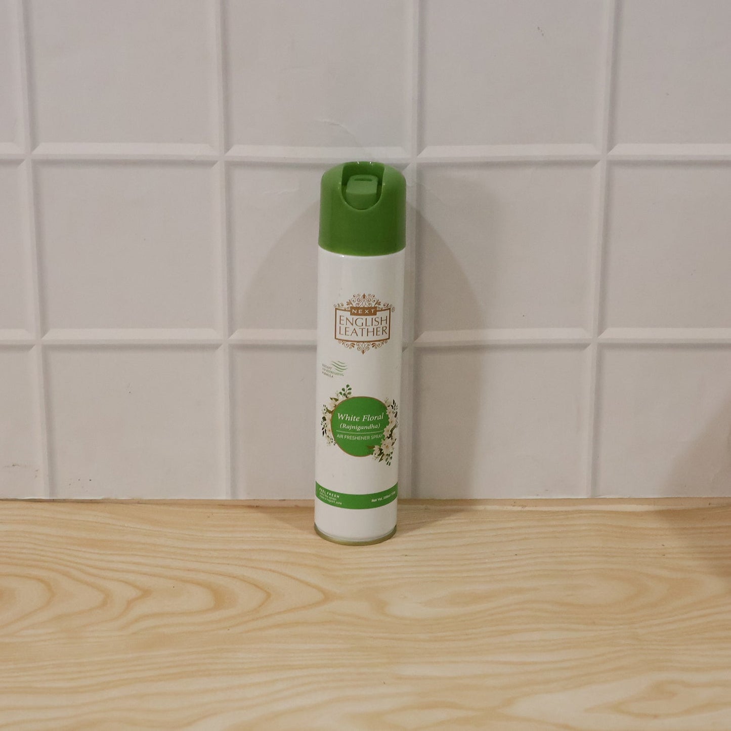 Air Freshener Spray bottle revealing product information and features
