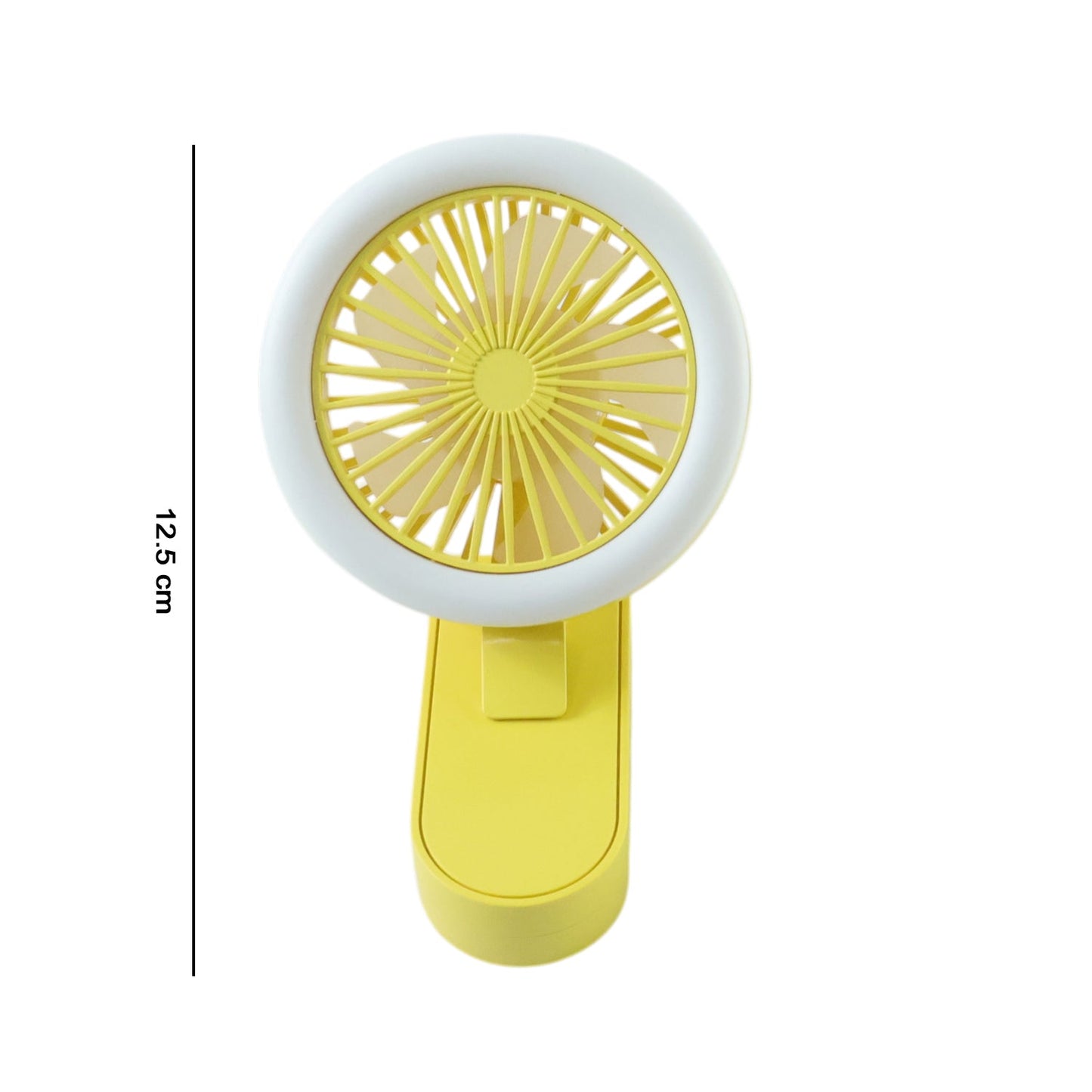 LED table fan with rechargeable battery and quiet operation