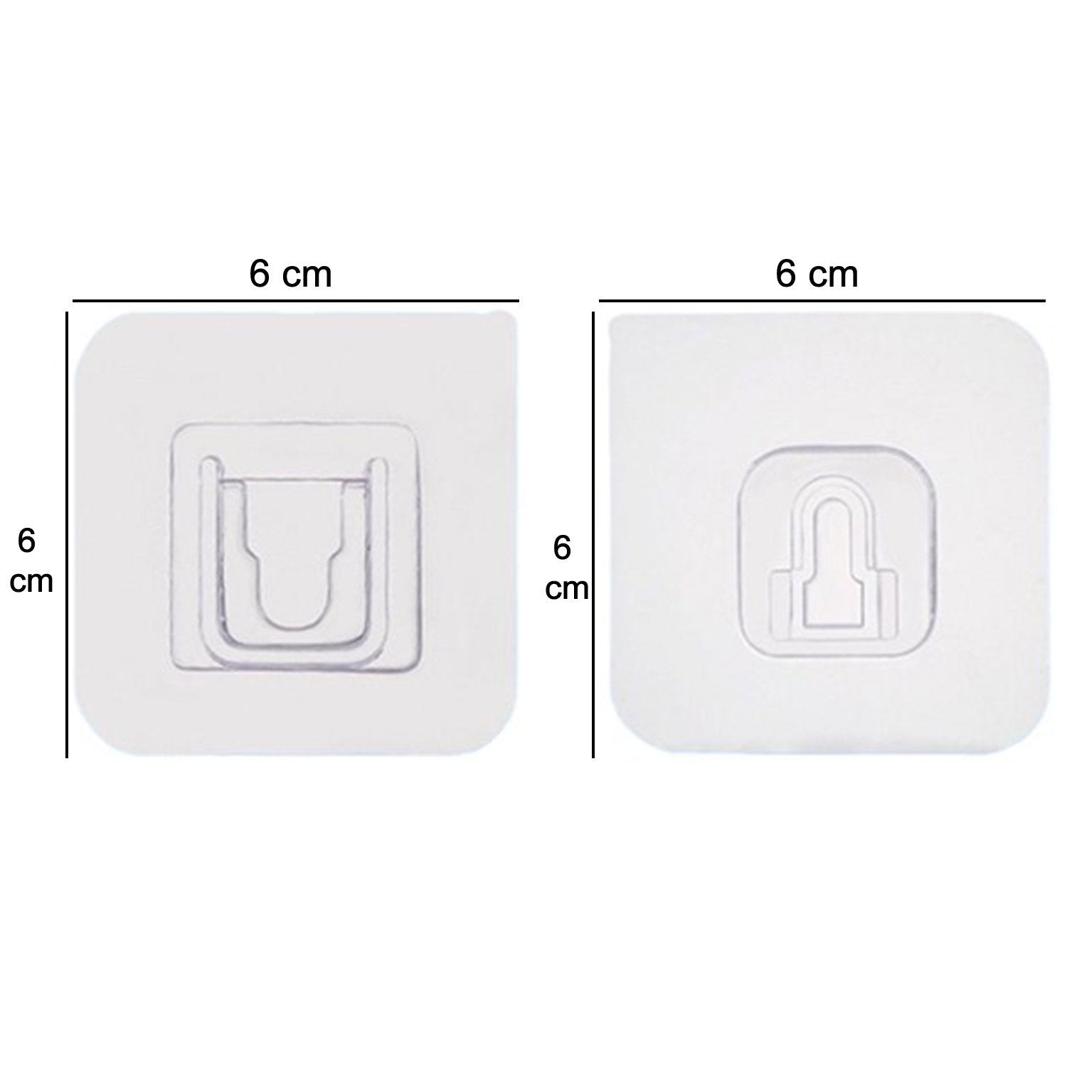 Diagram illustrating the 180-degree rotation feature of the multi-purpose adhesive wall hooks.