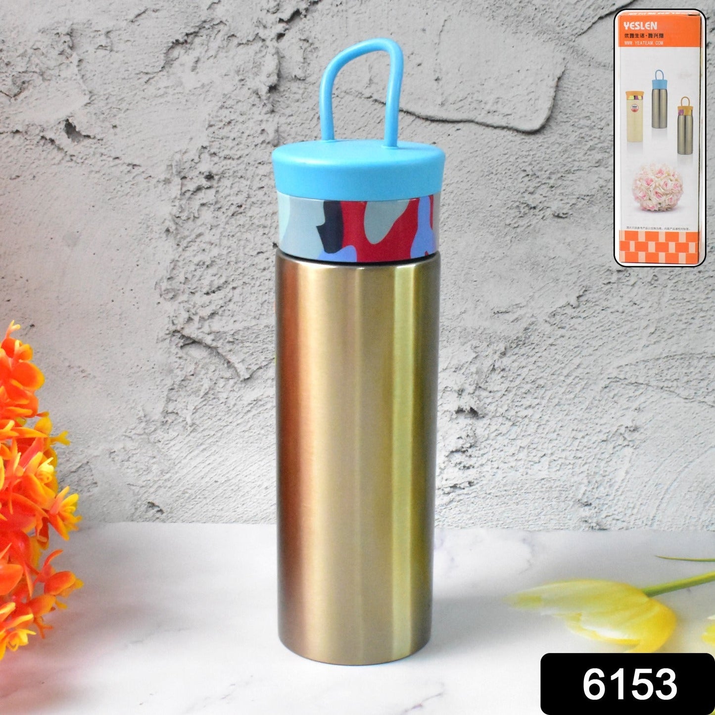 Thermo Vault insulated stainless steel water bottle 300ml for on-the-go hydration