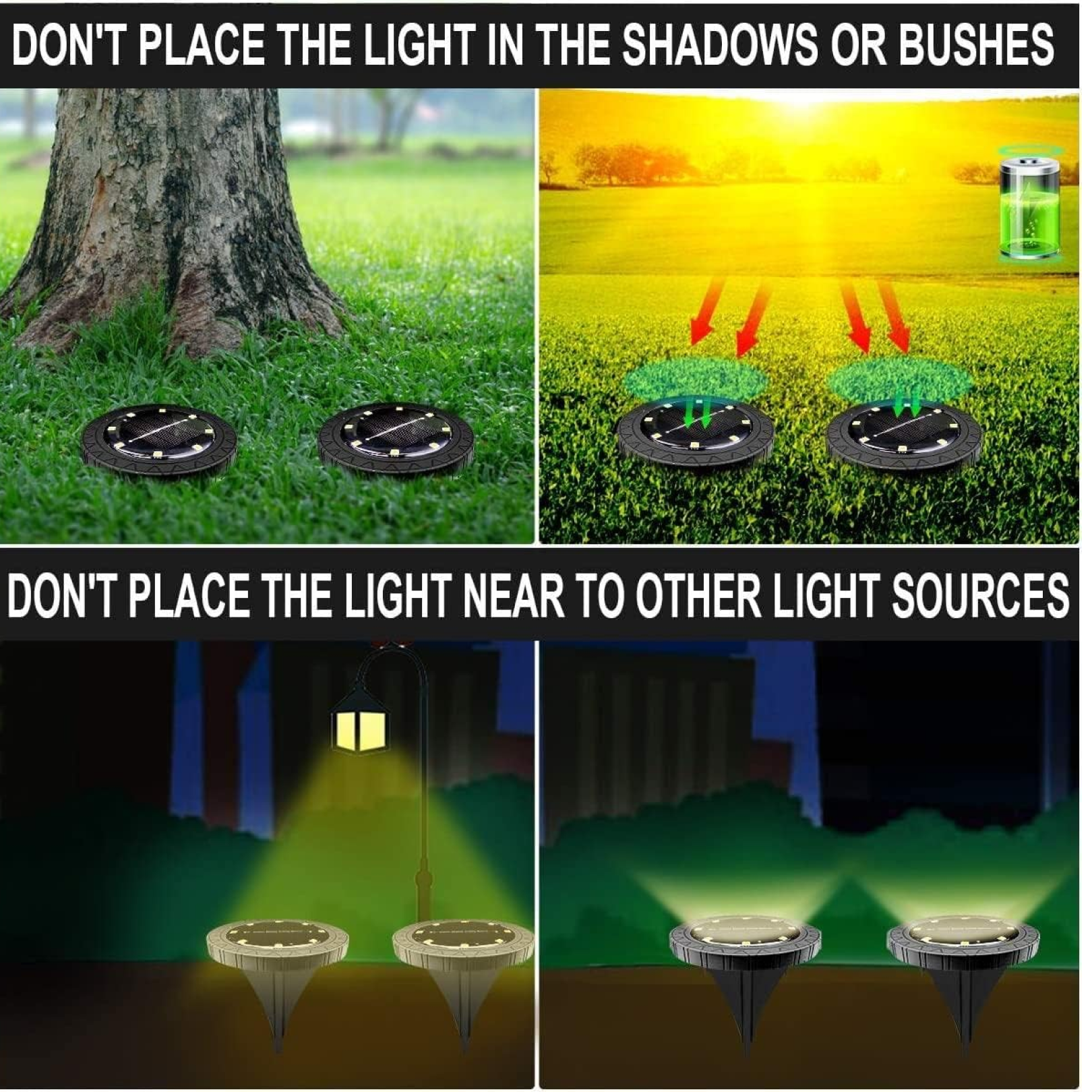 Durable solar powered LED garden lights designed for outdoor weather resistance