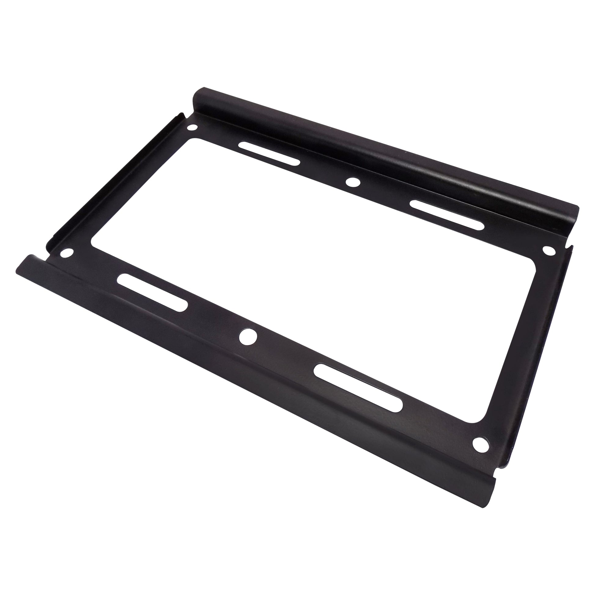 Side profile of the fixed TV mount bracket showing its slim design.