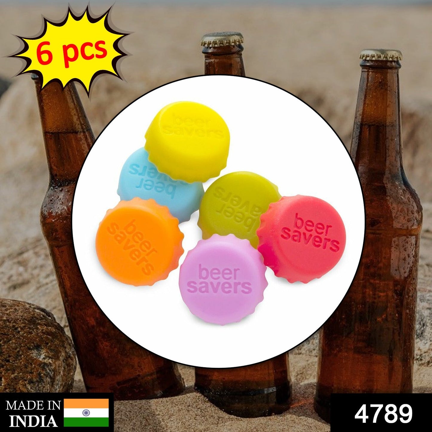 Assorted silicone bottle covers placed on different types of bottles.