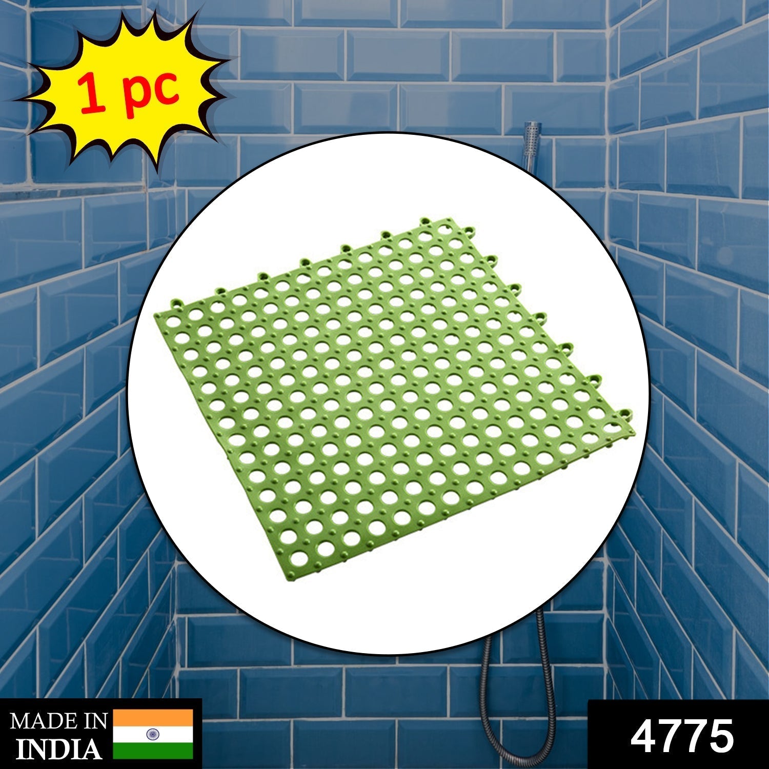 Essential anti-slip mat for bathrooms and toilets, reducing accident risks.