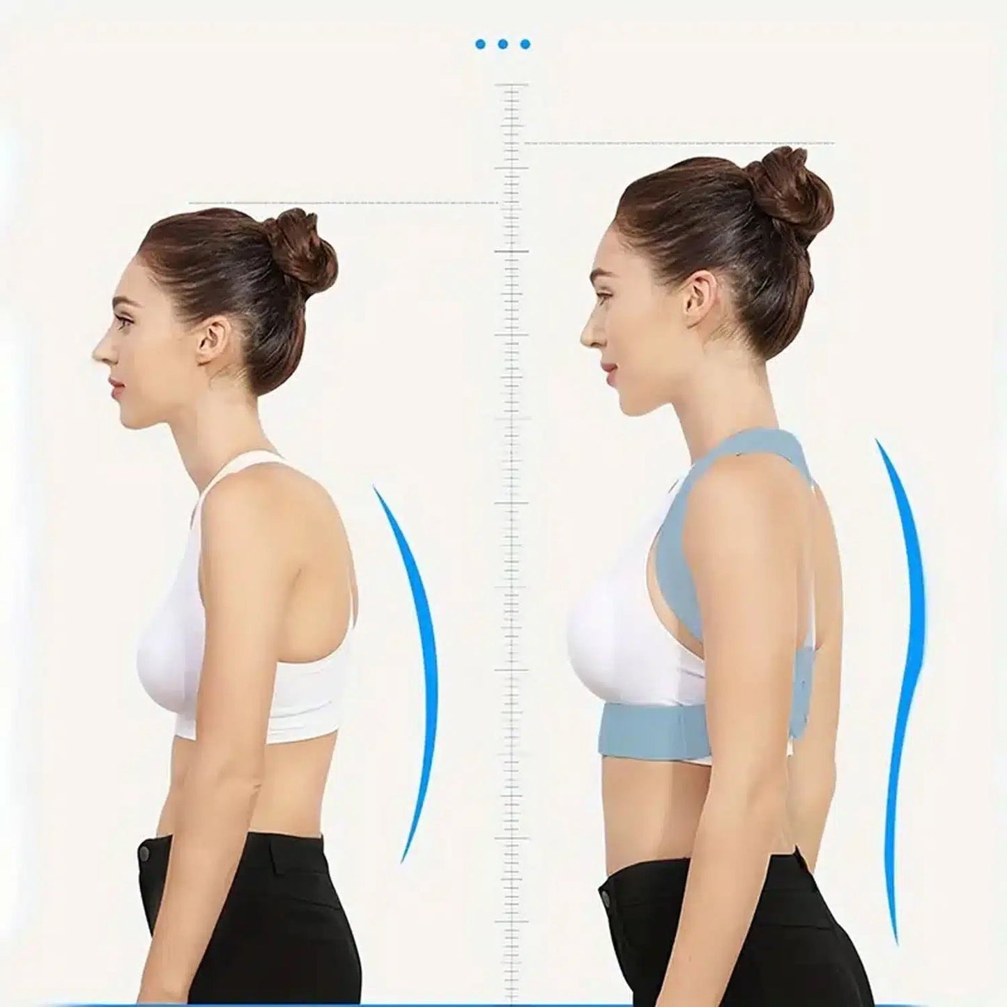 Home workout posture belt for improved spine support