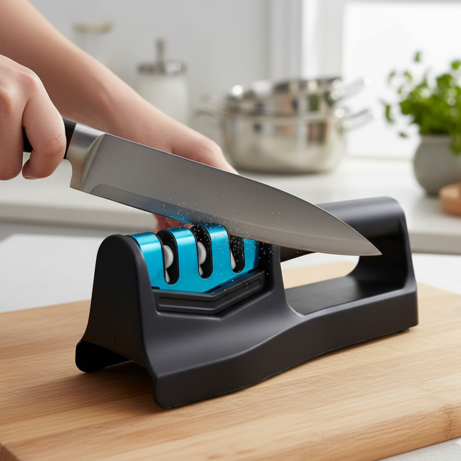 Knife sharpener daily use