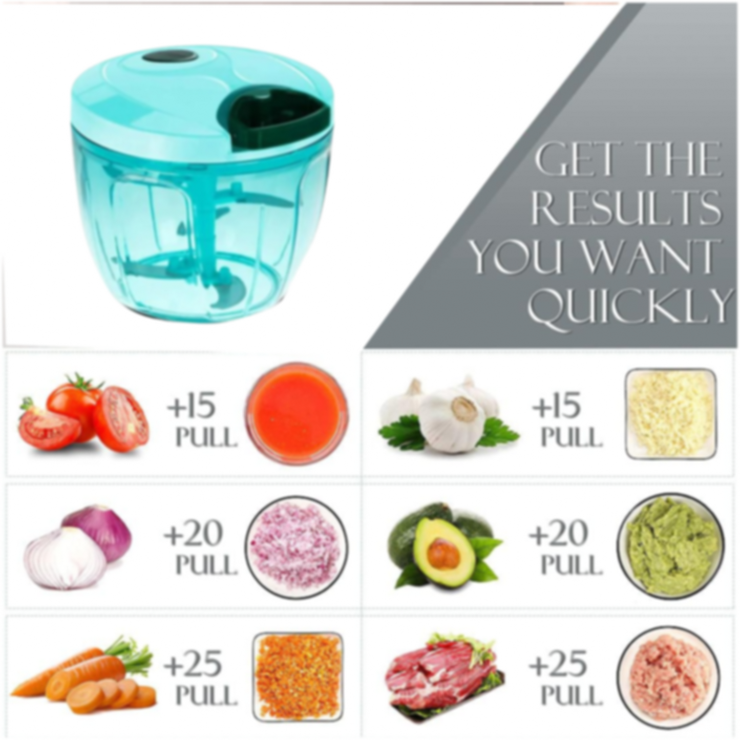 Manual vegetable chopper dicing onions quickly and tear-free for effortless cooking.