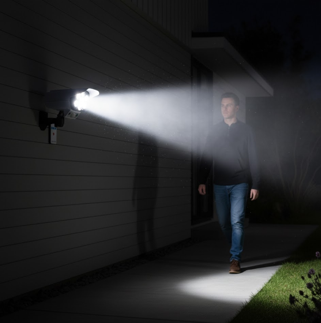 Benefits of the solar dummy security camera light, including eco-friendliness.
