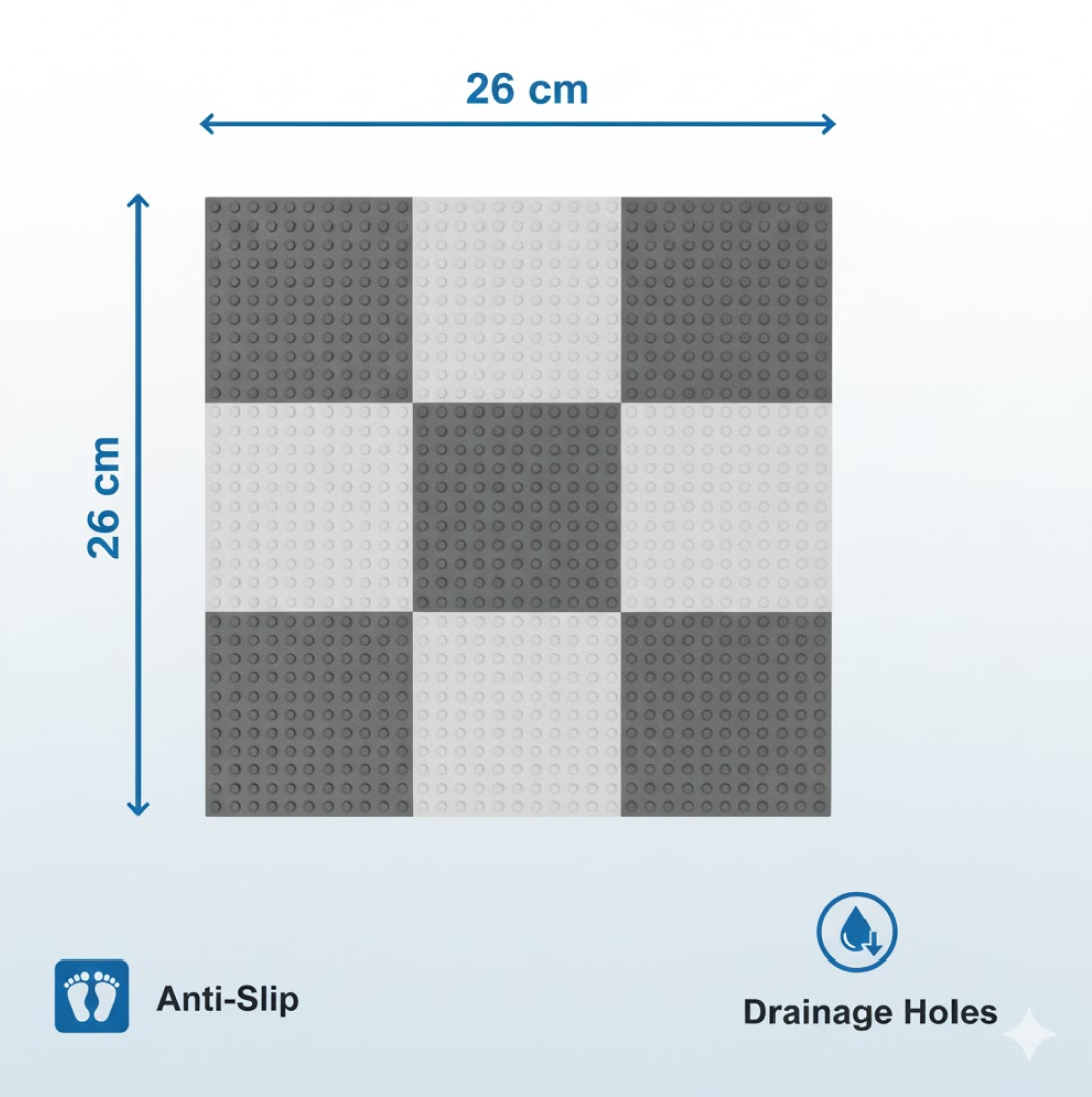 Further technical details and benefits of the Bath Anti-Slip Mat for homes.