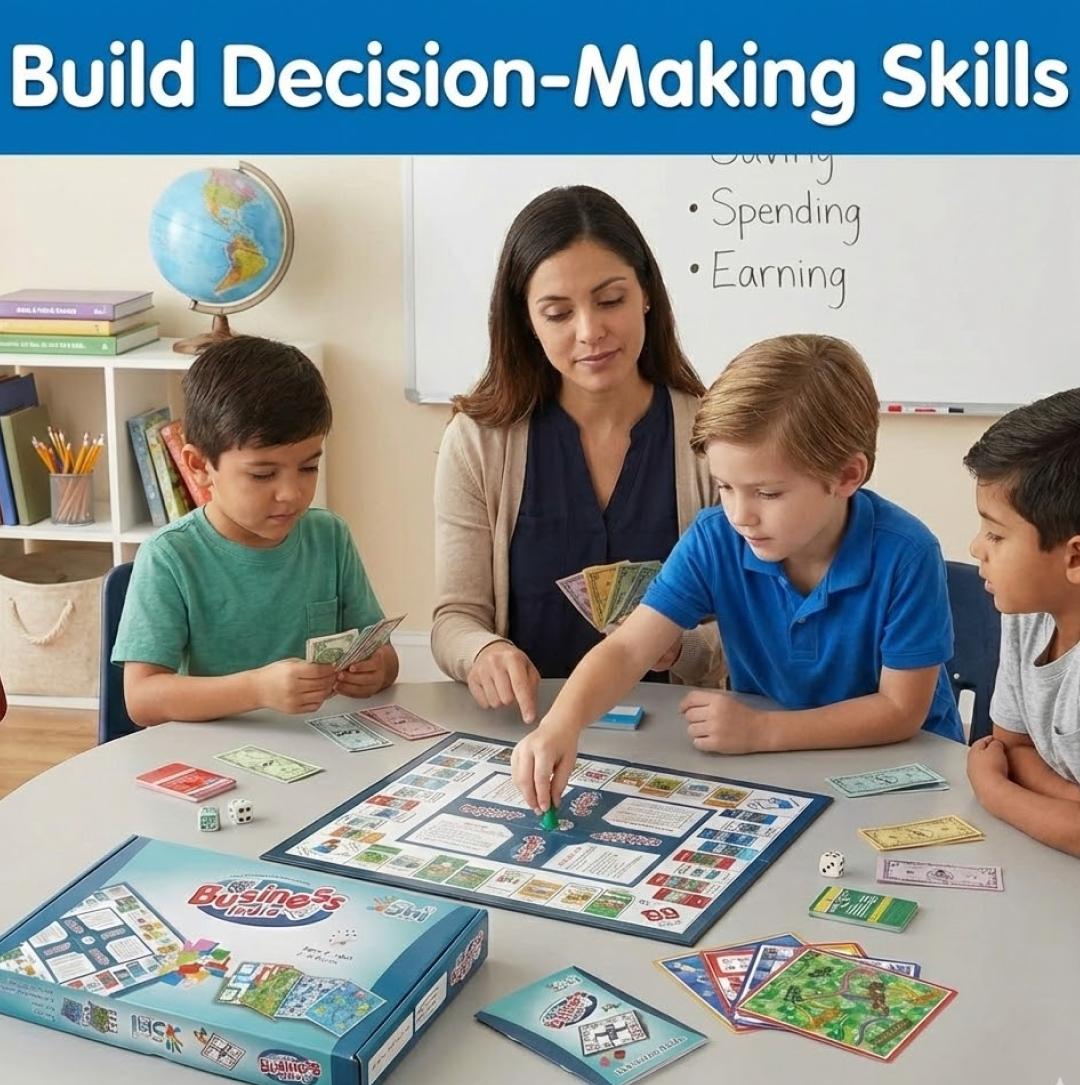 Snakes & Ladders game board, part of the kids learning game collection.